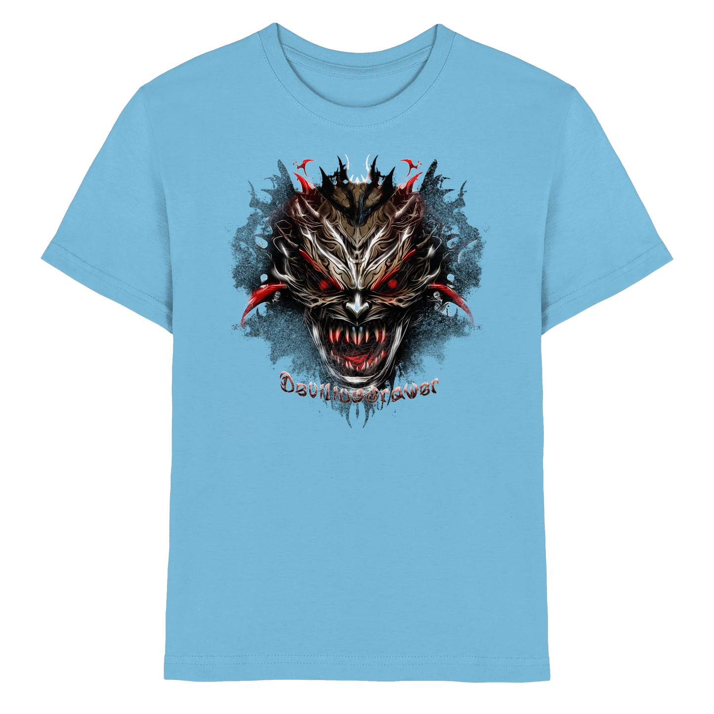 Deviliusdrawer Dark Redeyed Devil - Kids Premium Shirt