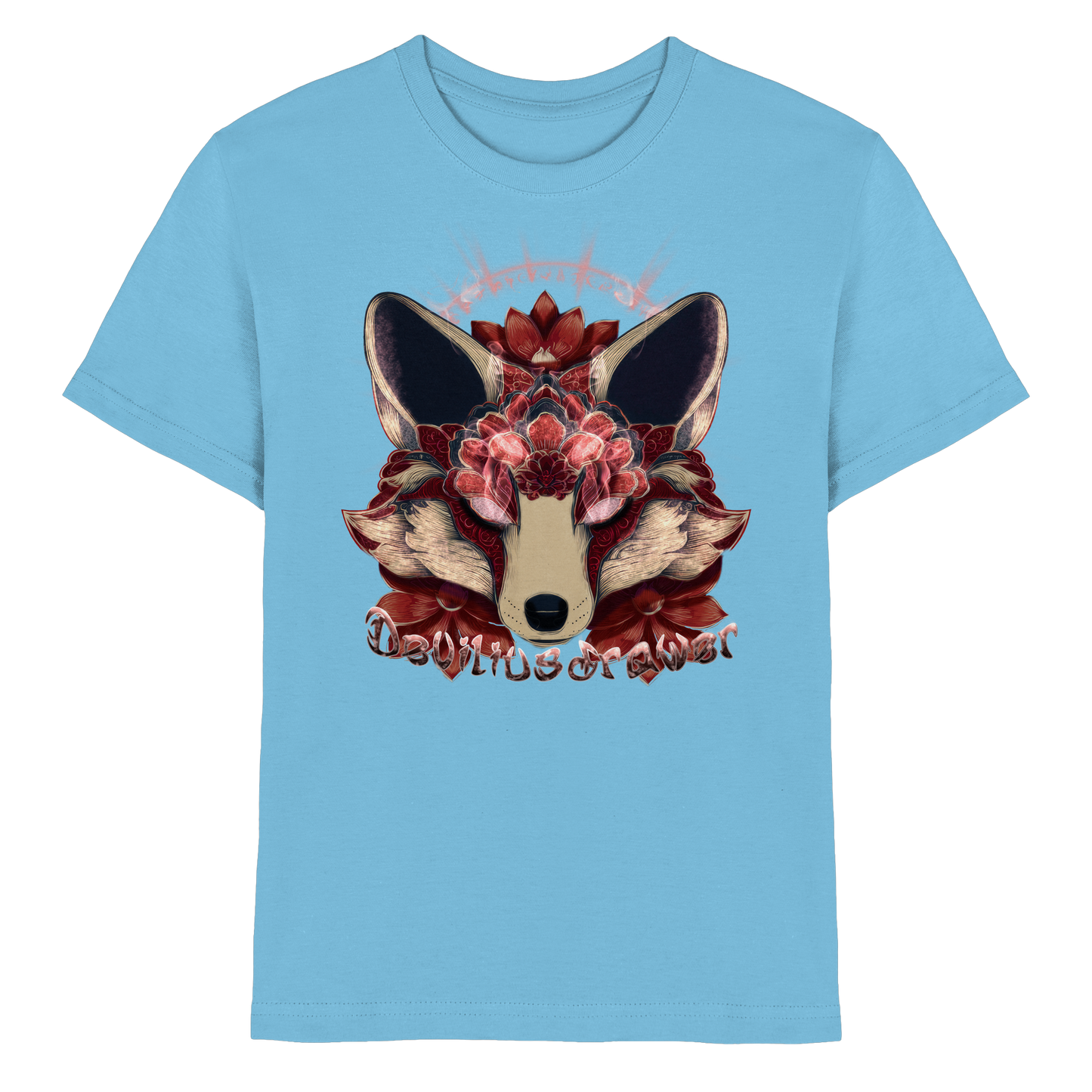 Deviliusdrawer Fire Kitsune - Kids Premium Shirt