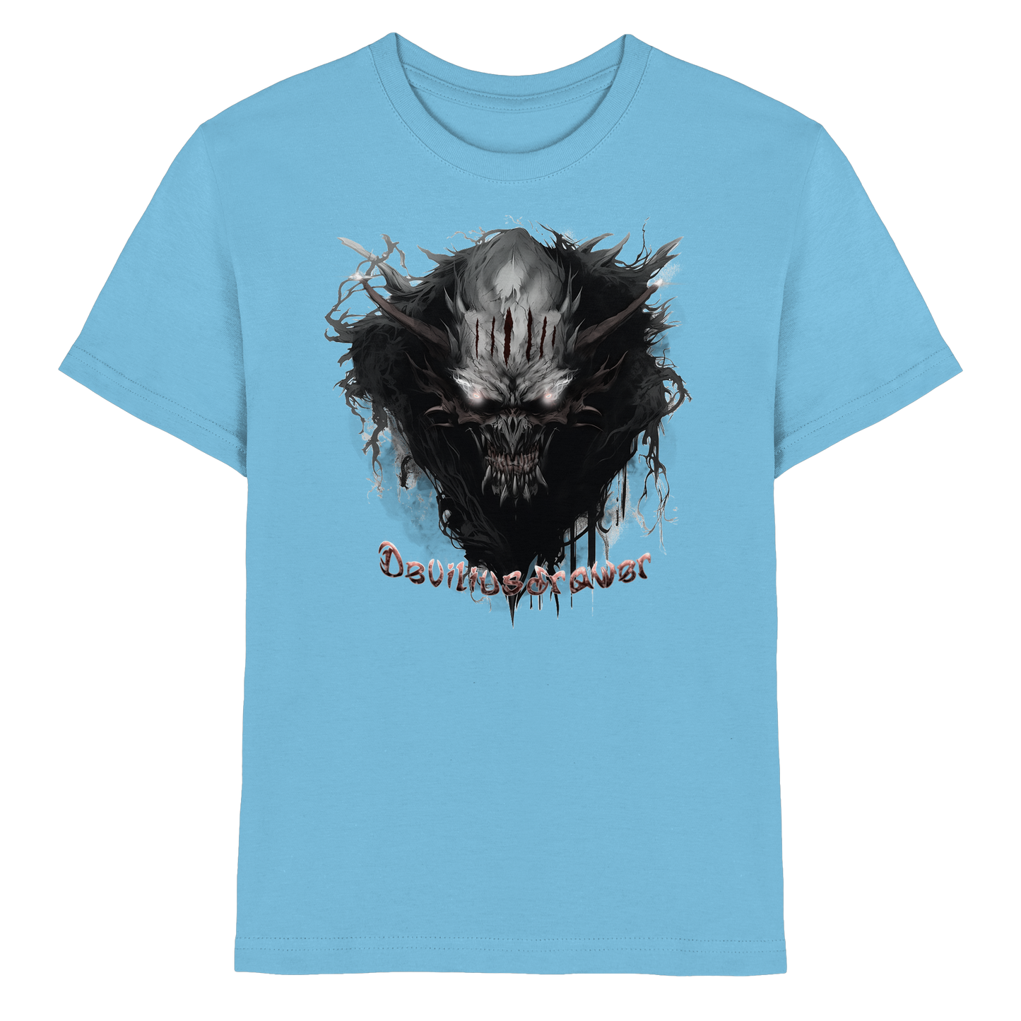 Deviliusdrawer Dark Smoke Demon - Kids Premium Shirt