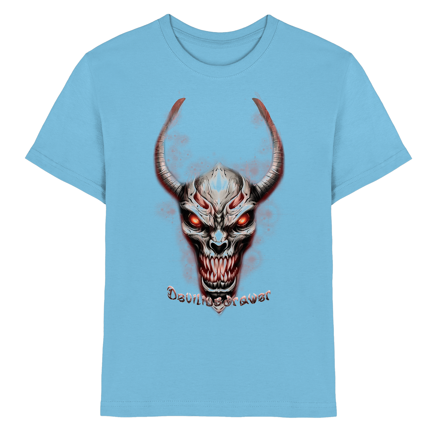Deviliusdrawer Red Eyed Skeleton - Kids Premium Shirt