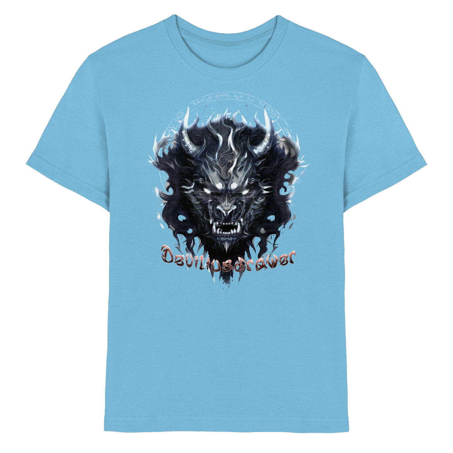 Deviliusdrawer Dark Wolf Mask - Kids Premium Shirt