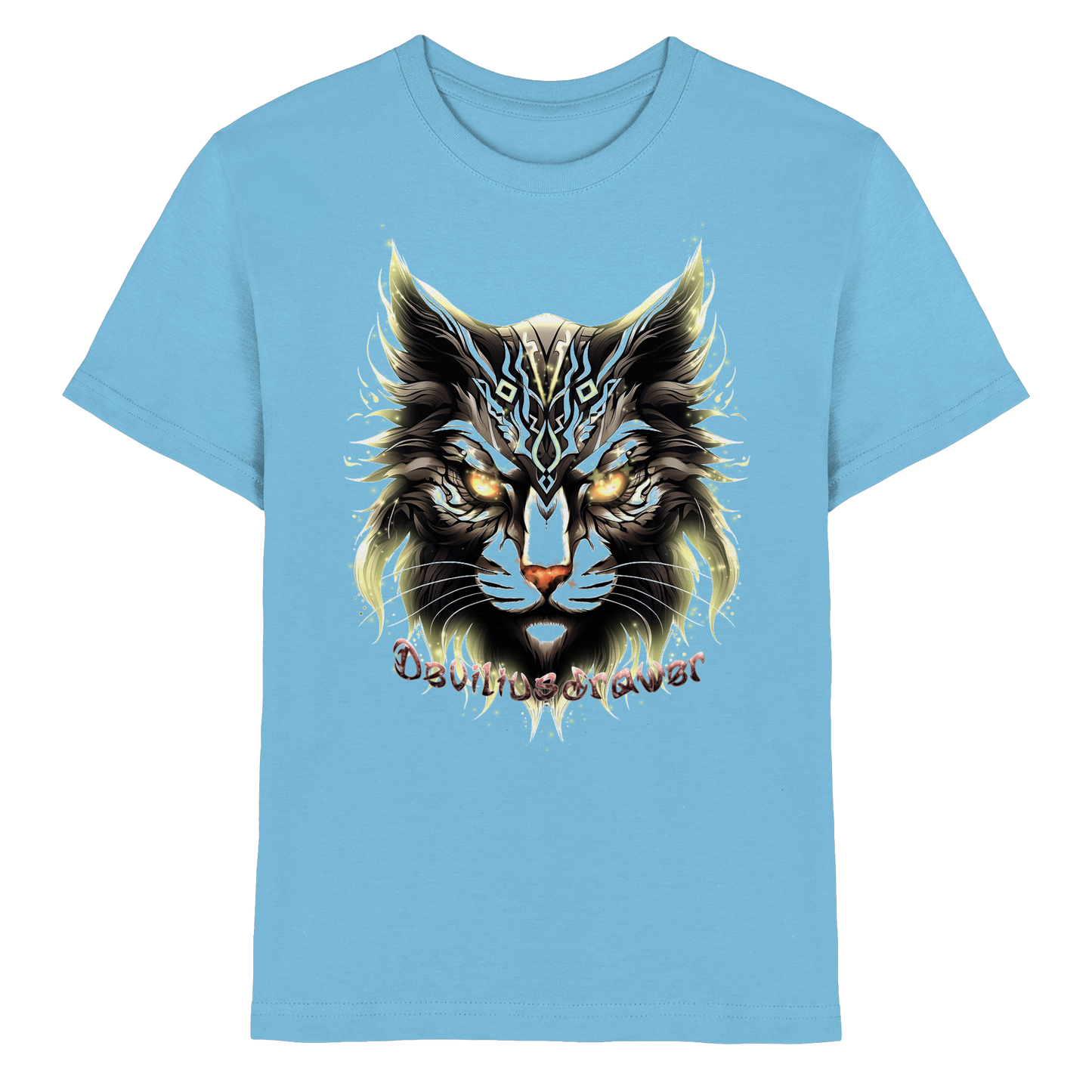 Deviliusdrawer Golden Cat - Kids Premium Shirt