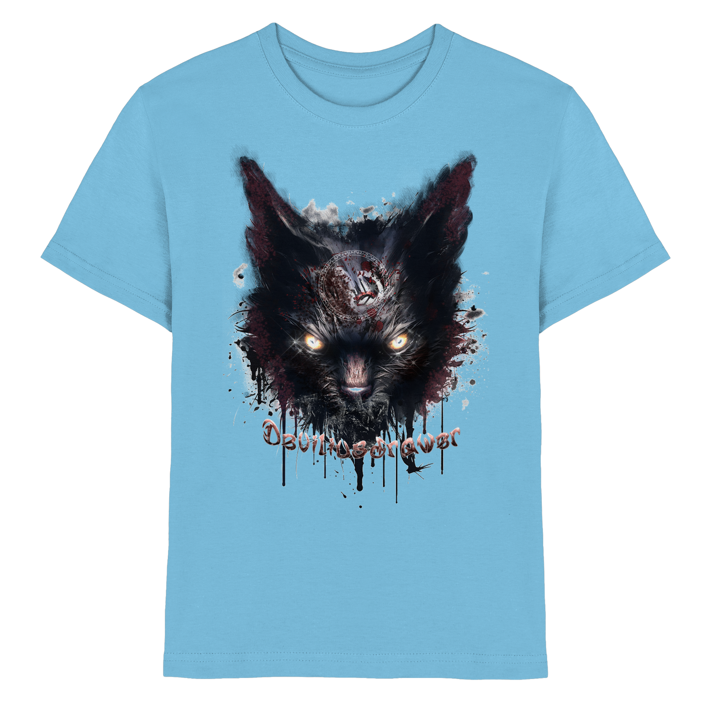 Deviliusdrawer Zombie Cat - Kids Premium Shirt