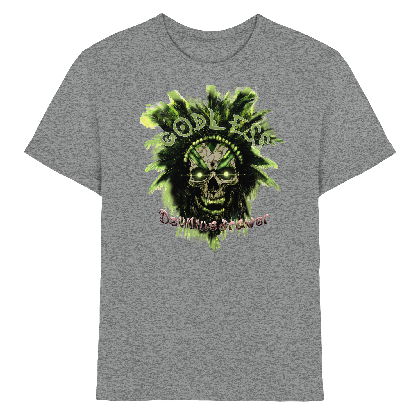 Deviliusdrawer Godless Skull - Kids Premium Shirt