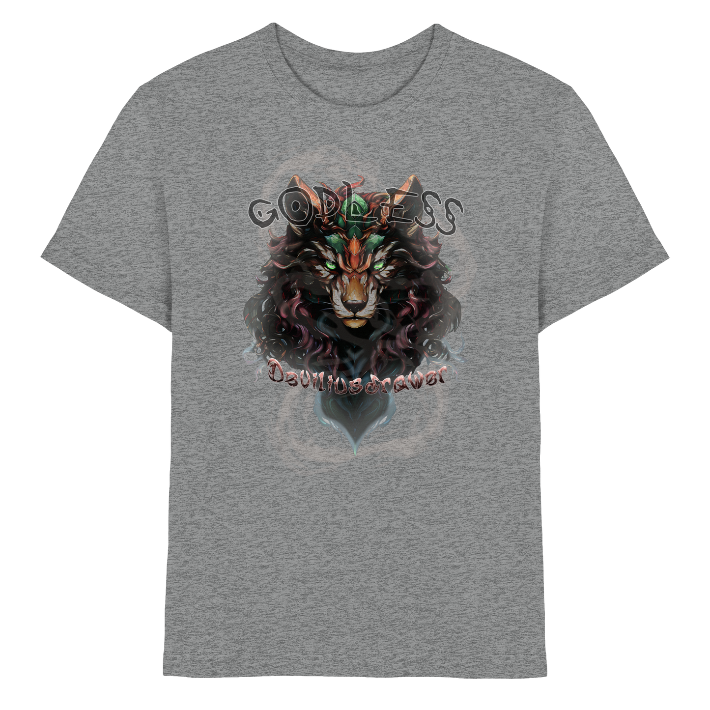 Deviliusdrawer Godless Wolf - Kids Premium Shirt
