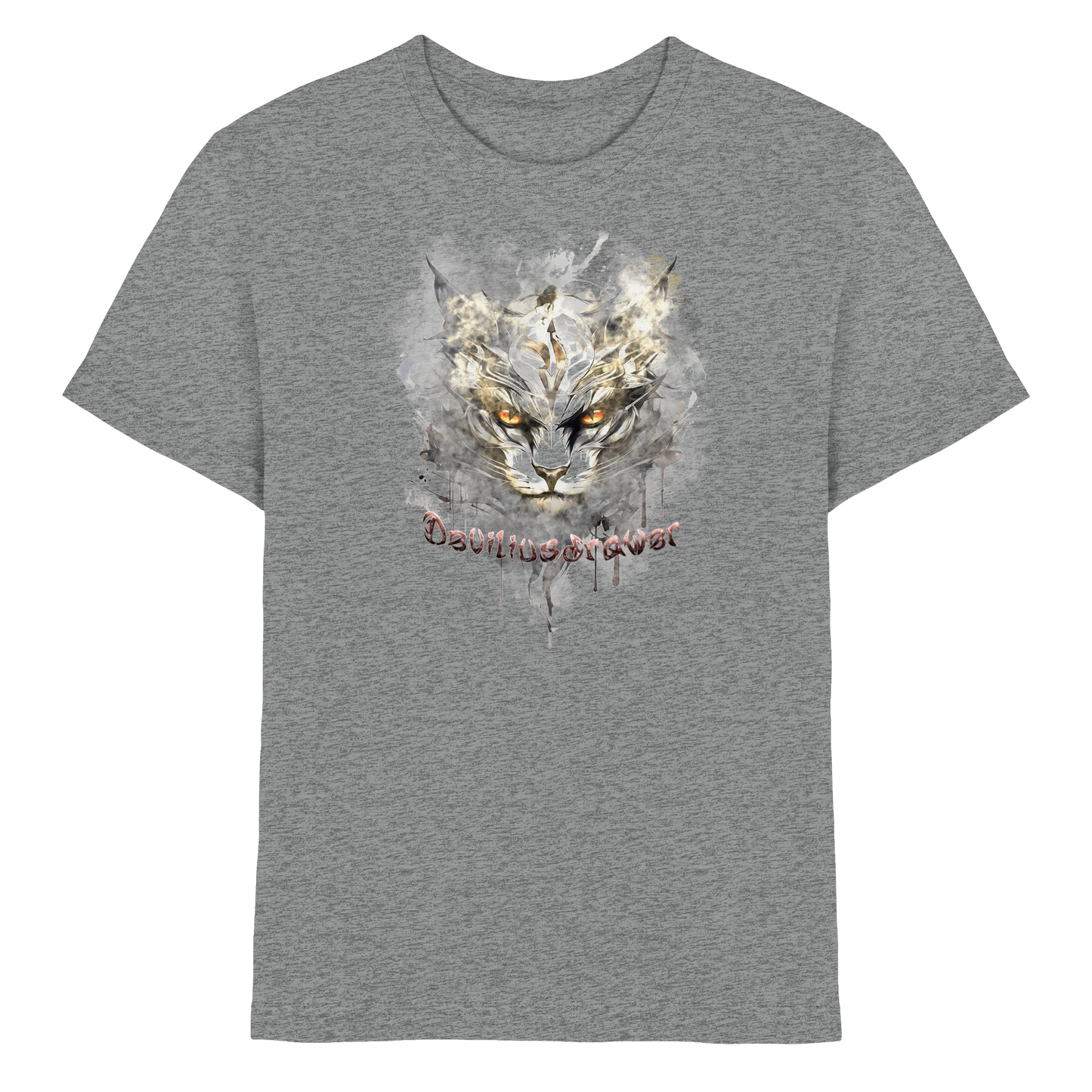 Deviliusdrawer White Catgod - Kids Premium Shirt