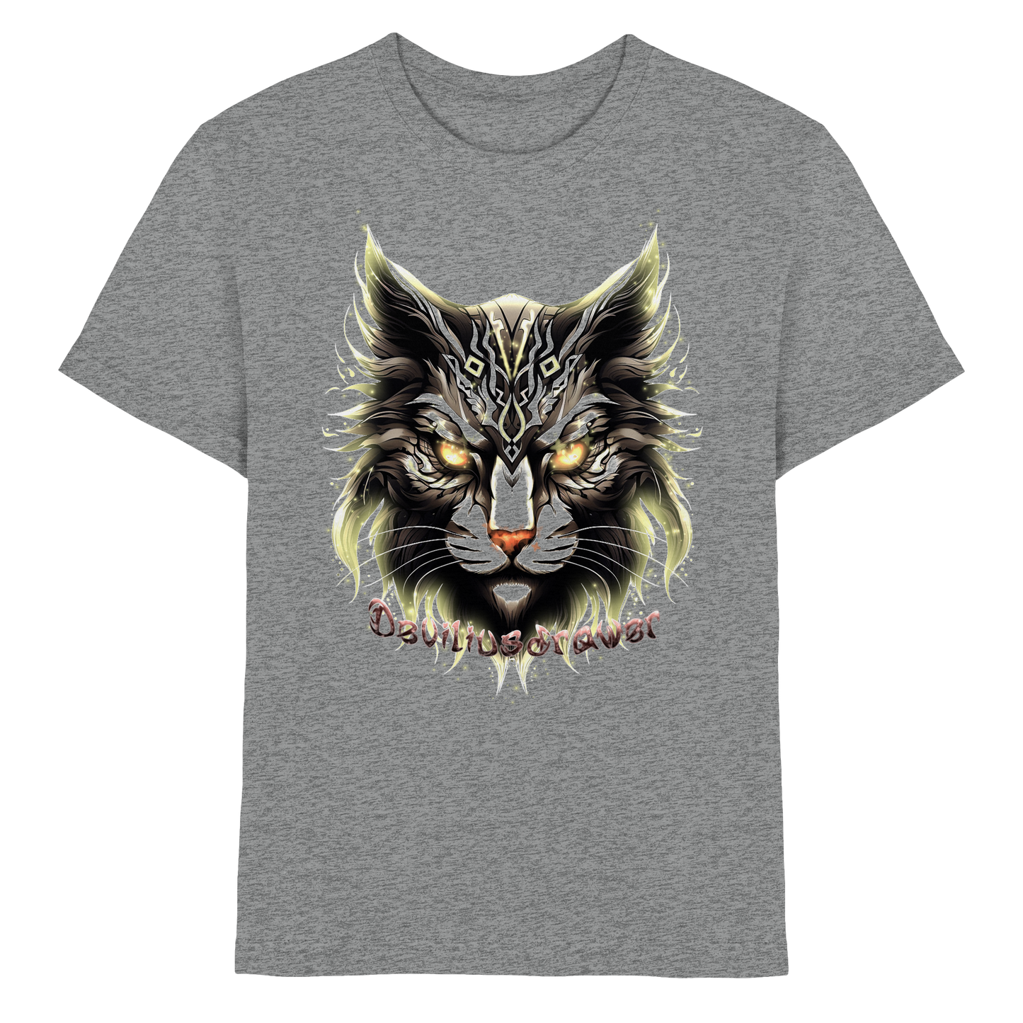 Deviliusdrawer Golden Cat - Kids Premium Shirt