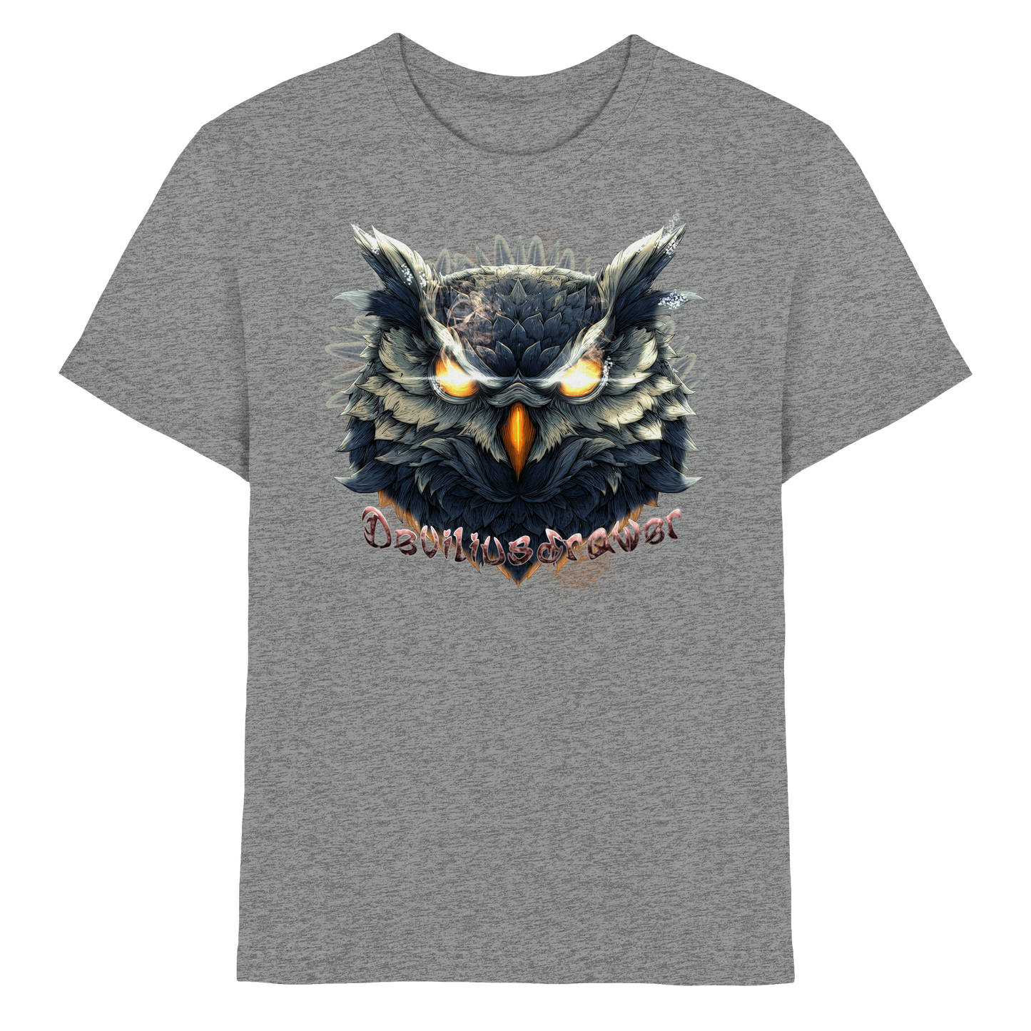 Deviliusdrawer Dark Fire Owl - Kids Premium Shirt
