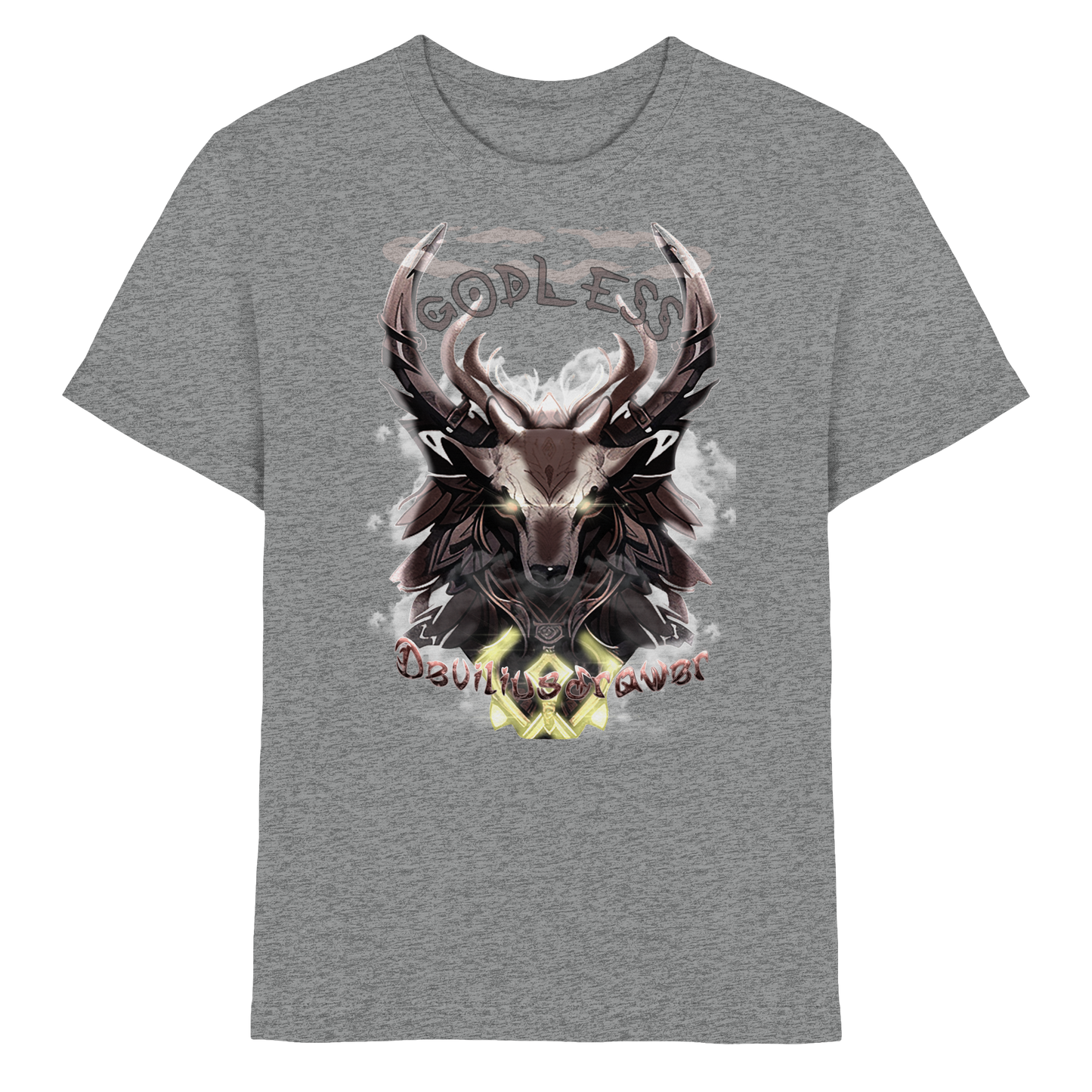Deviliusdrawer Godless Deer - Kids Premium Shirt