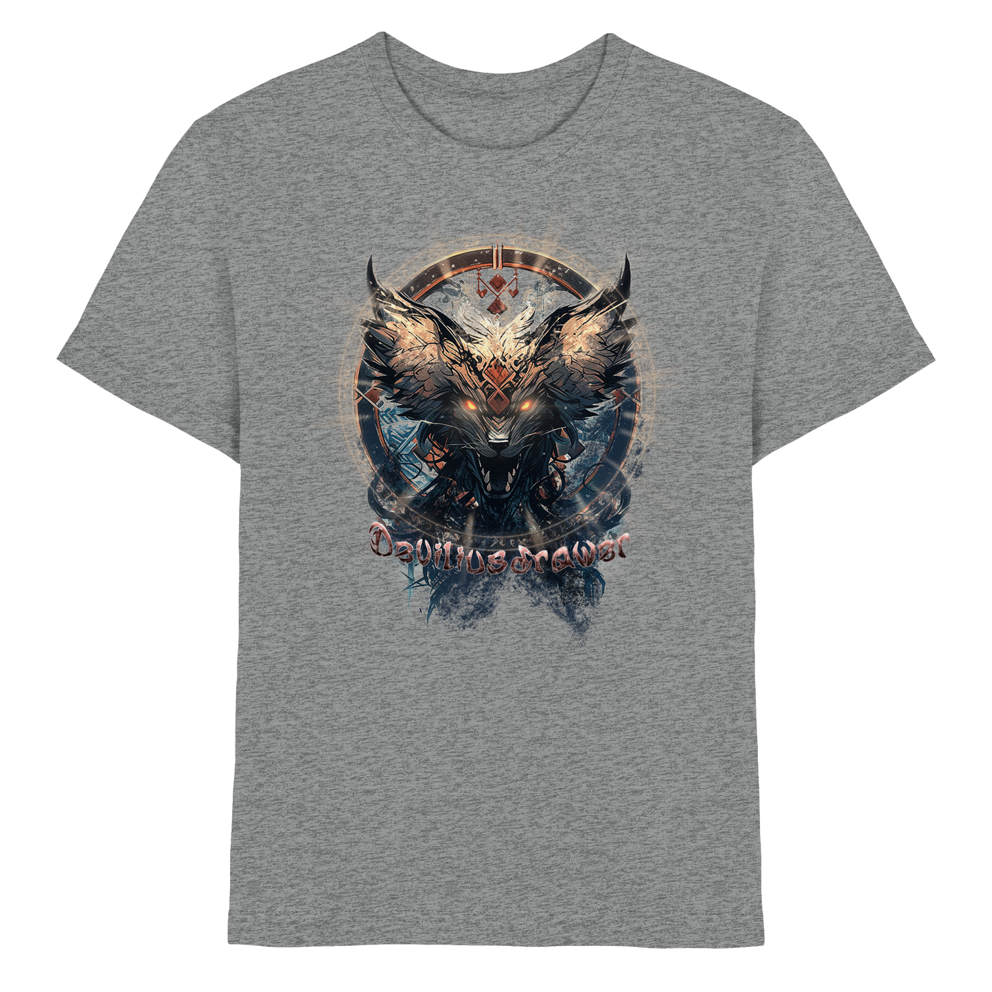 Deviliusdrawer Dark Magic Wolf - Kids Premium Shirt