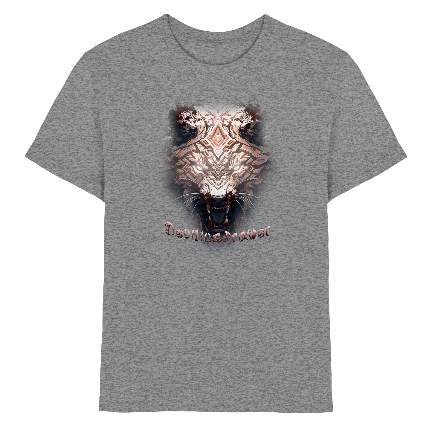 Deviliusdrawer Gold Metal Tiger - Kids Premium Shirt
