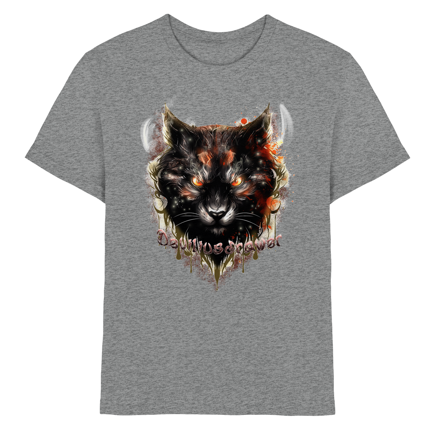 Deviliusdrawer Red Devil Cat - Kids Premium Shirt