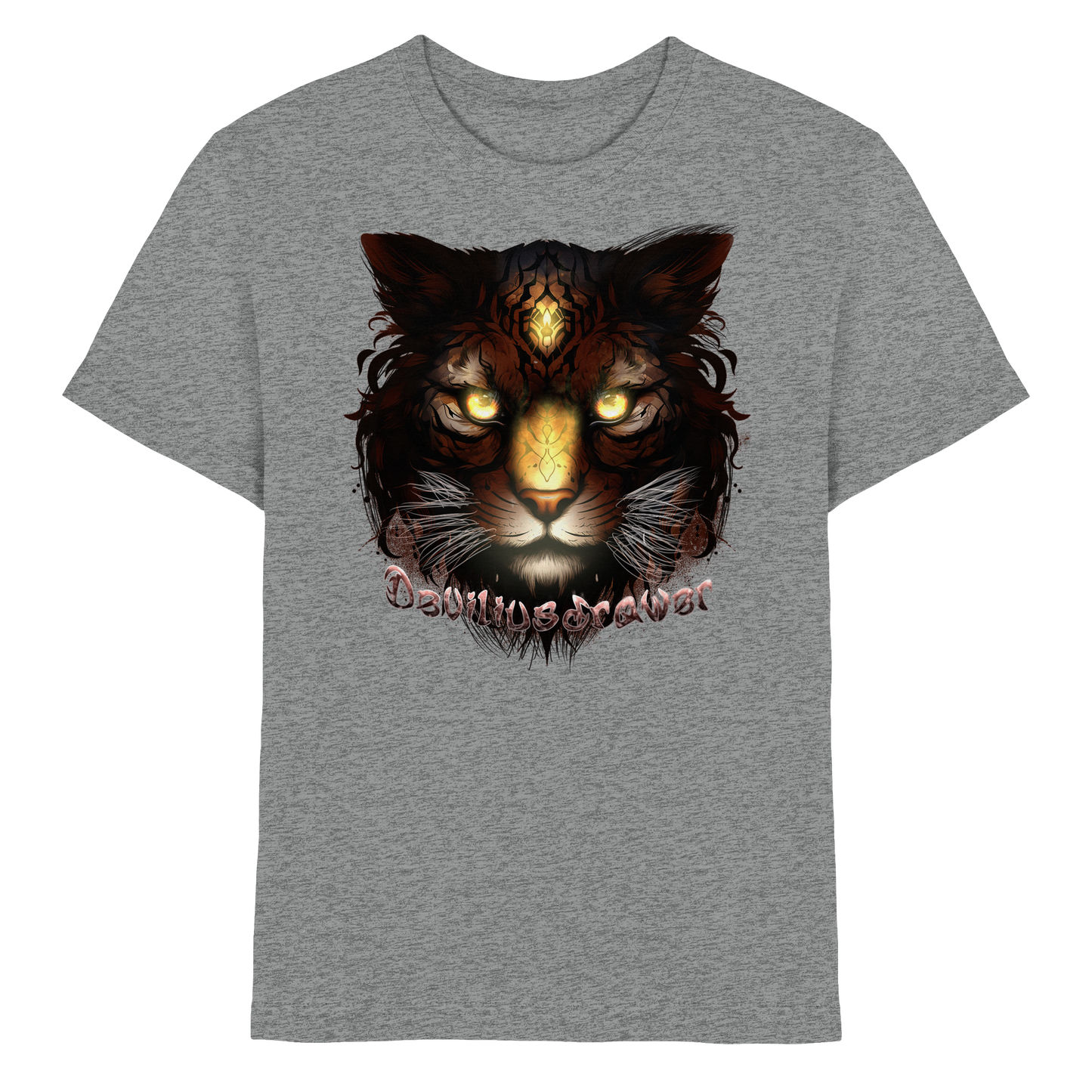Deviliusdrawer Gold Tigercat - Kids Premium Shirt