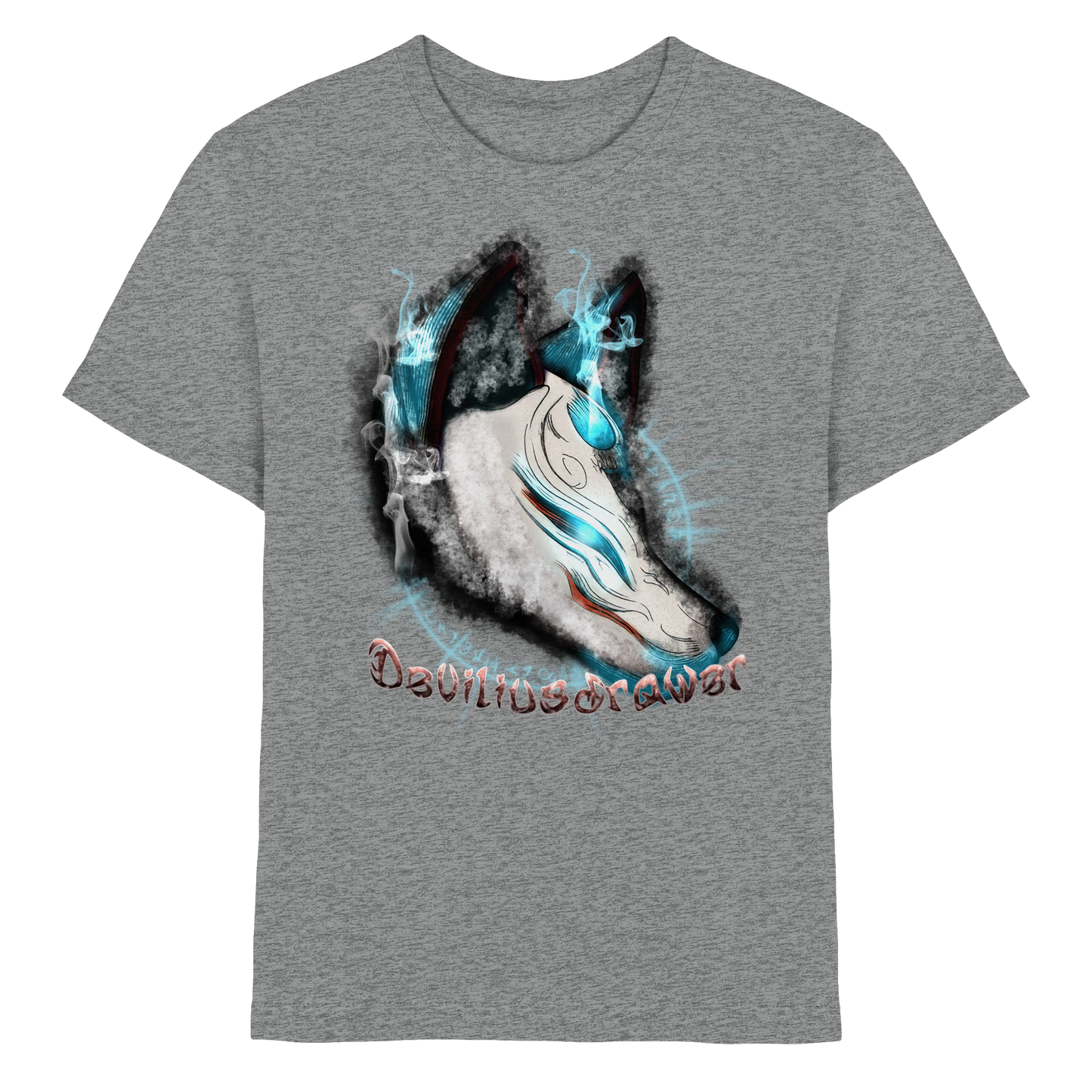 Deviliusdrawer Darkness Kitsune - Kids Premium Shirt