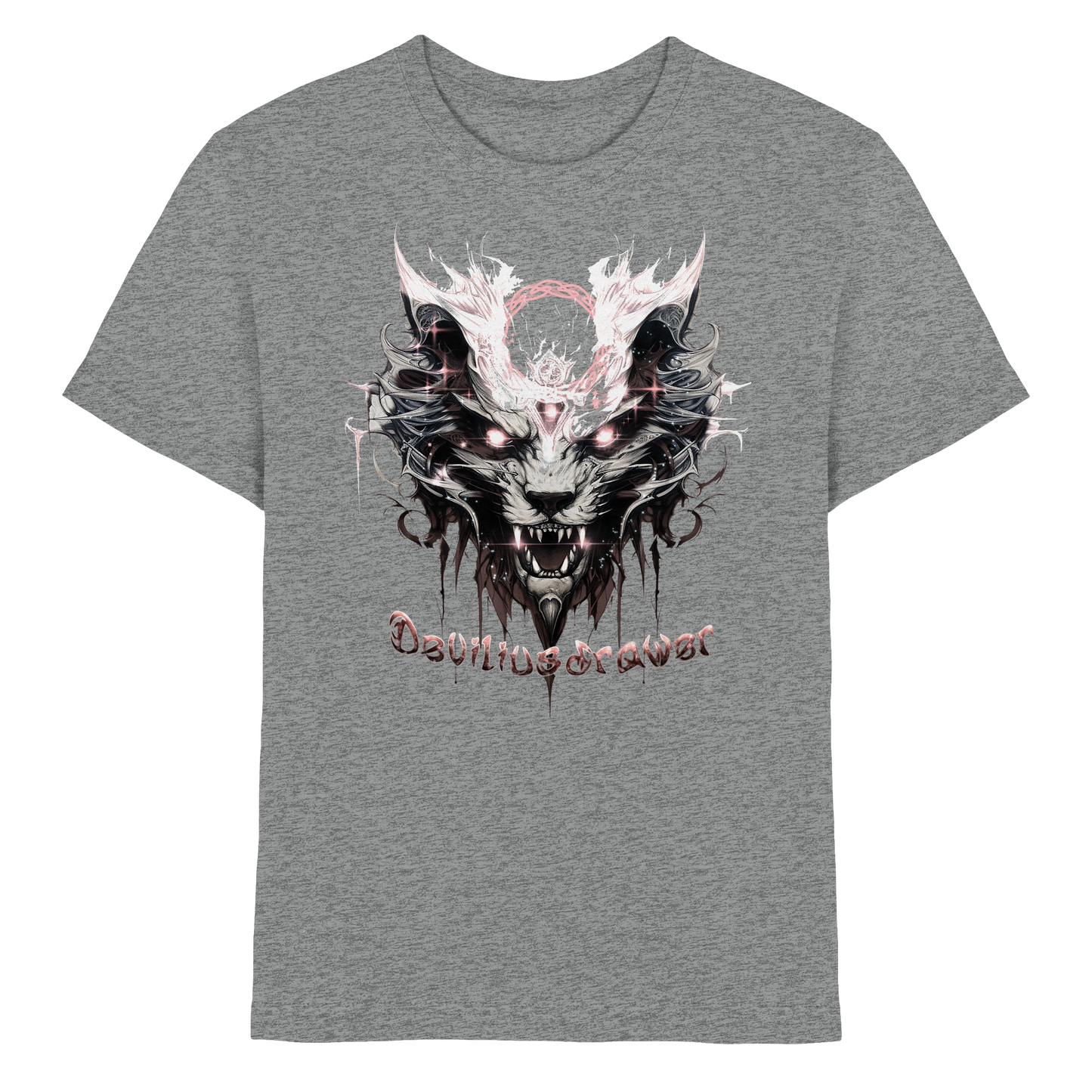 Deviliusdrawer Demonic Glow Cat - Kids Premium Shirt
