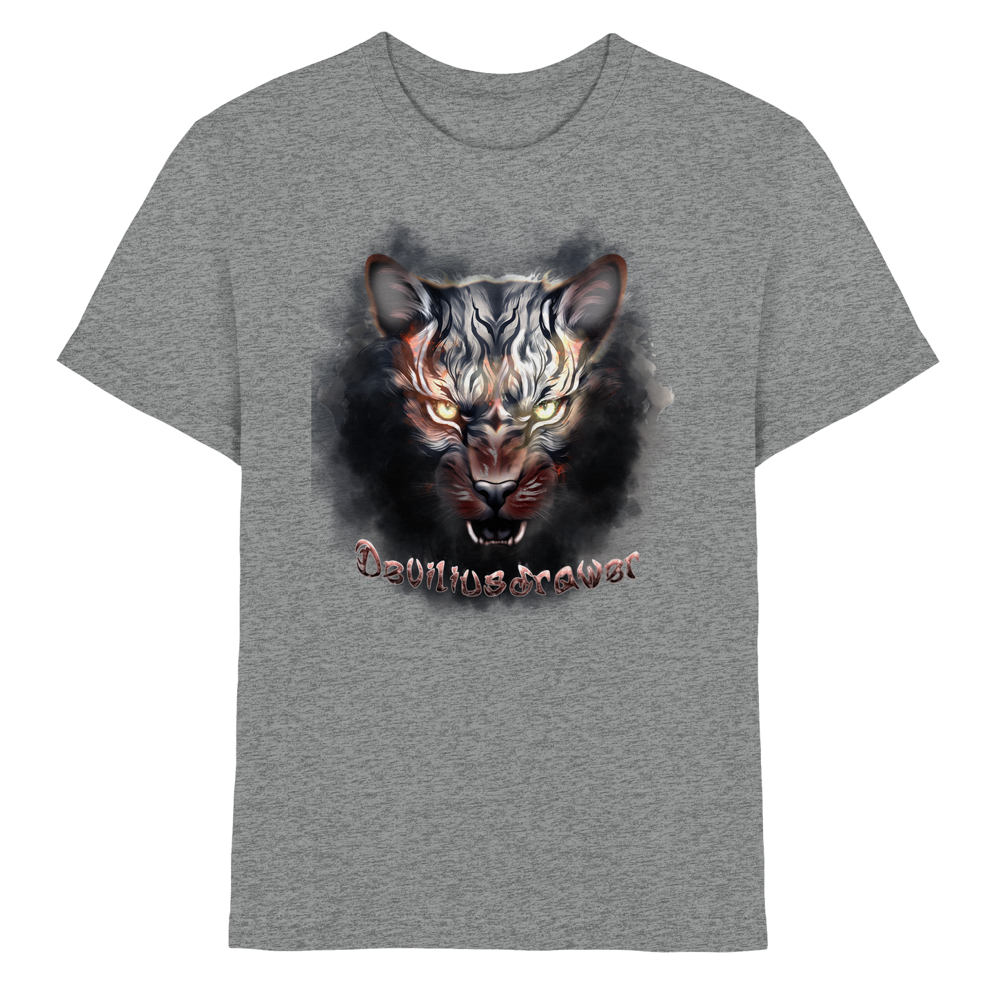 Deviliusdrawer Smoke Tiger - Kids Premium Shirt