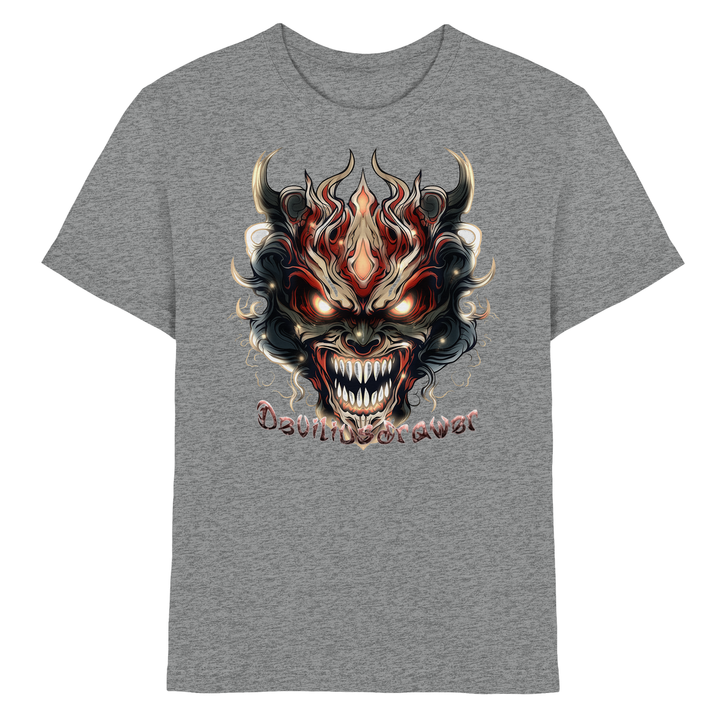 Deviliusdrawer Evil Vamp Mask - Kids Premium Shirt