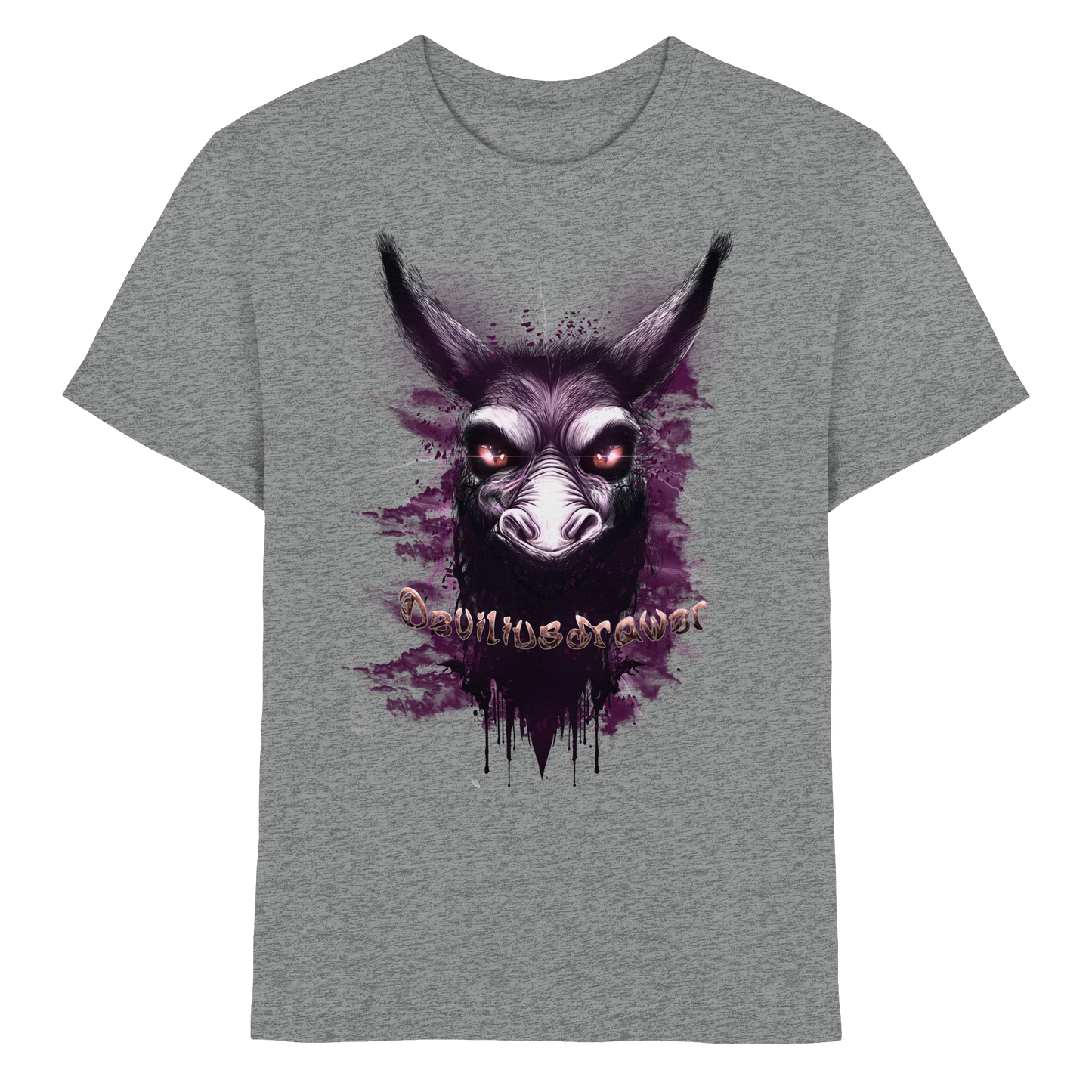 Deviliusdrawer Purple Donkey - Kids Premium Shirt