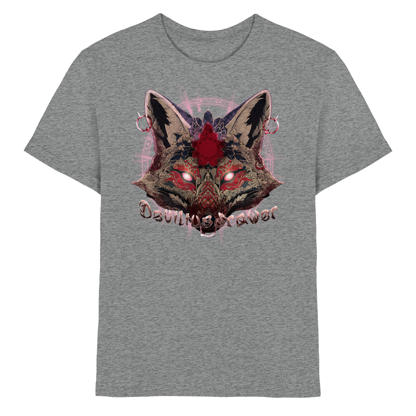 Deviliusdrawer Demon Kitsune - Kids Premium Shirt