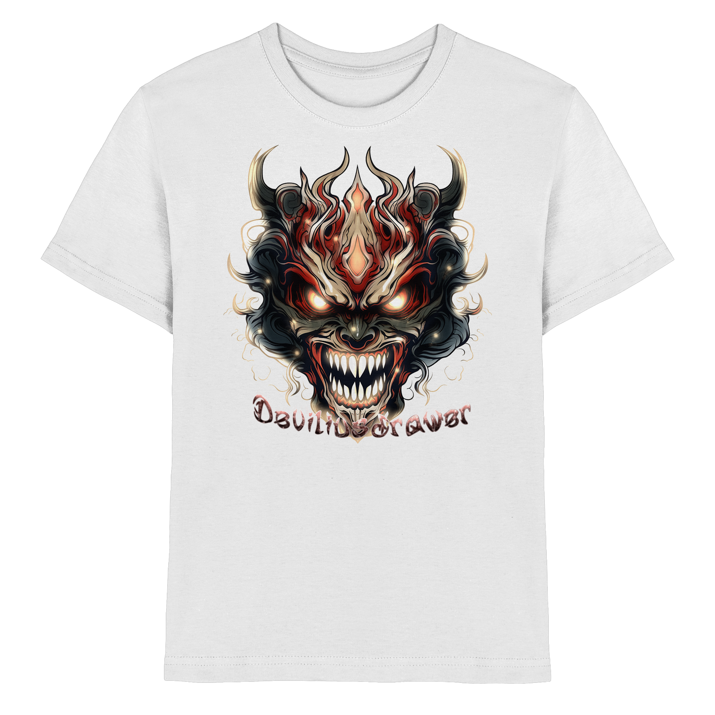 Deviliusdrawer Evil Vamp Mask - Kids Premium Shirt