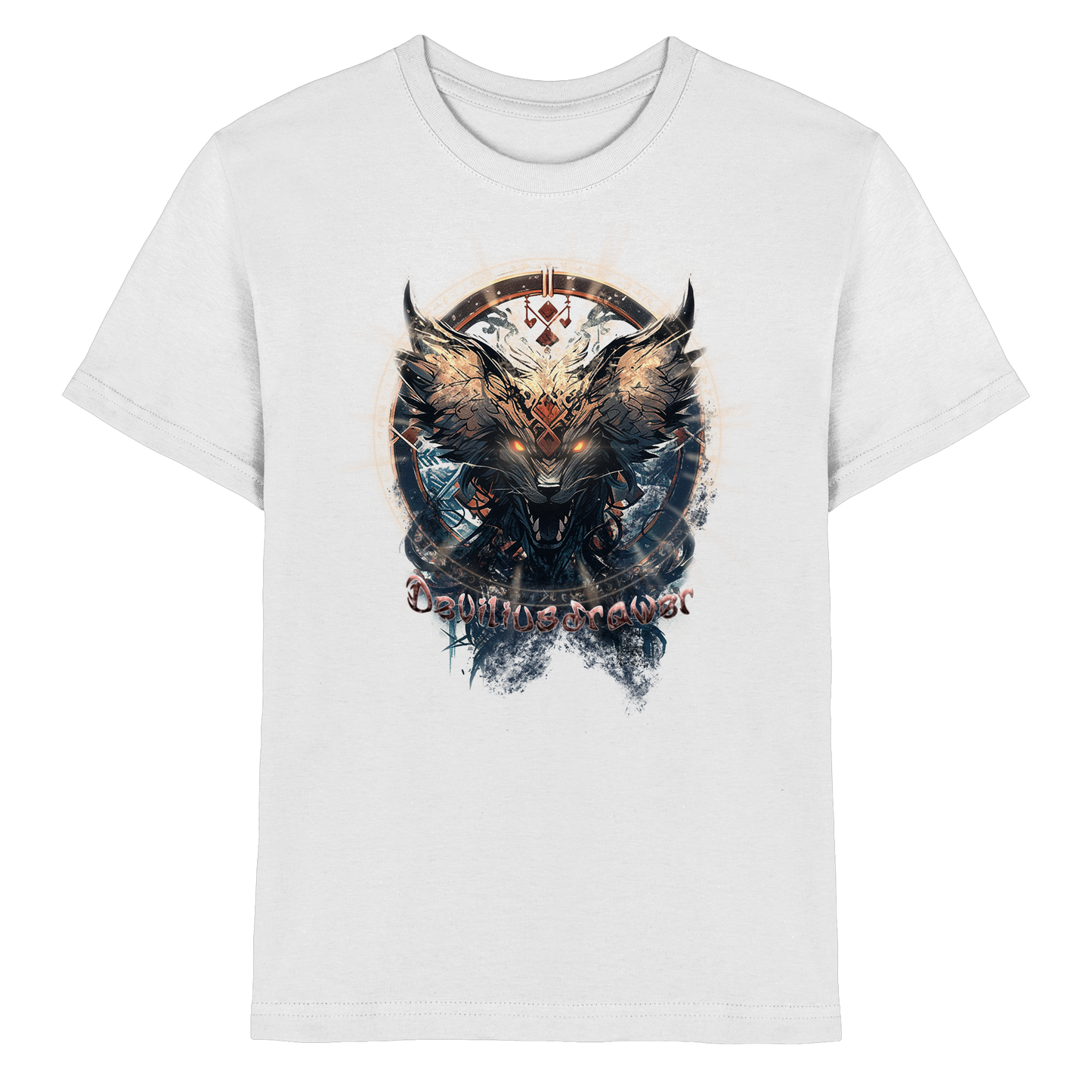 Deviliusdrawer Dark Magic Wolf - Kids Premium Shirt