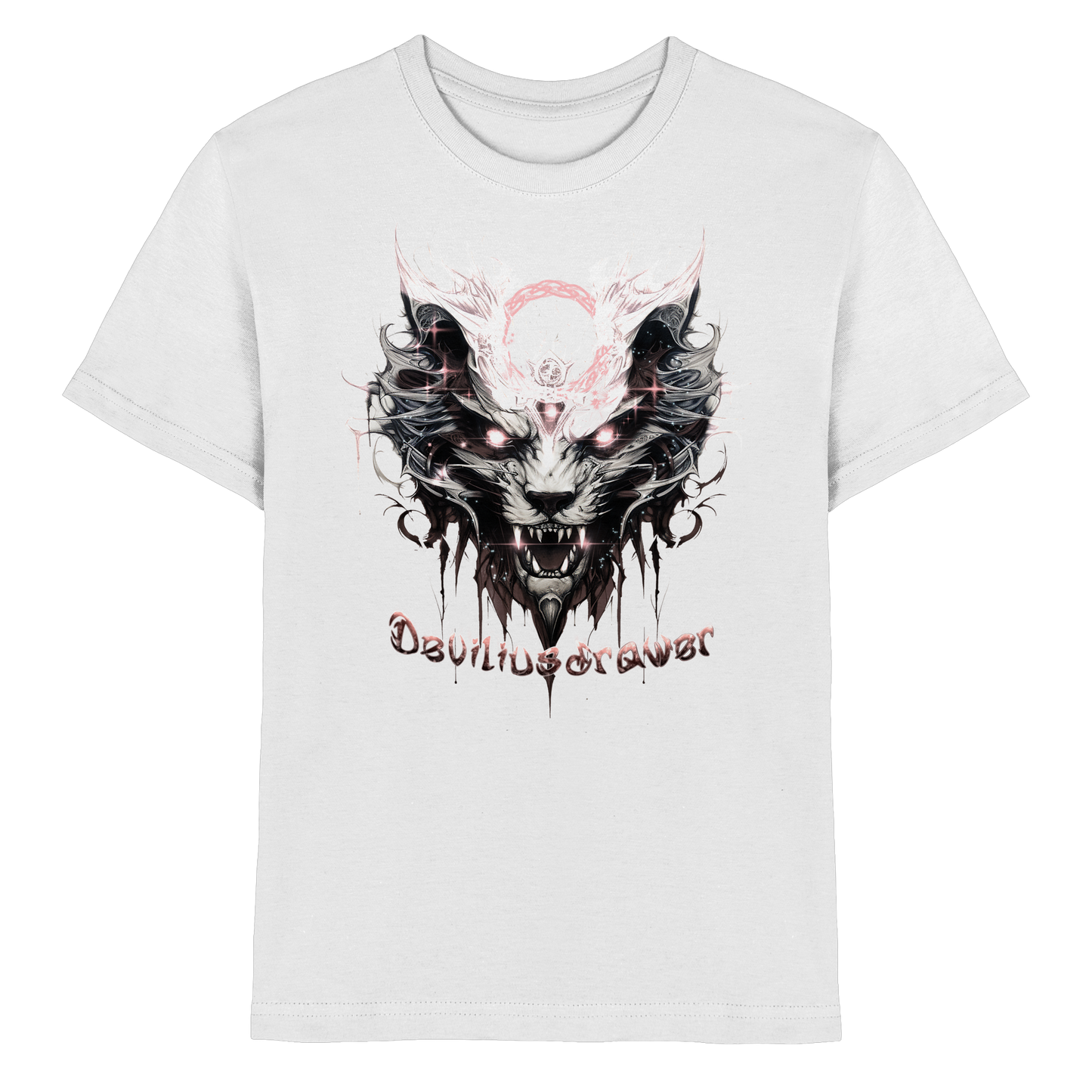 Deviliusdrawer Demonic Glow Cat - Kids Premium Shirt