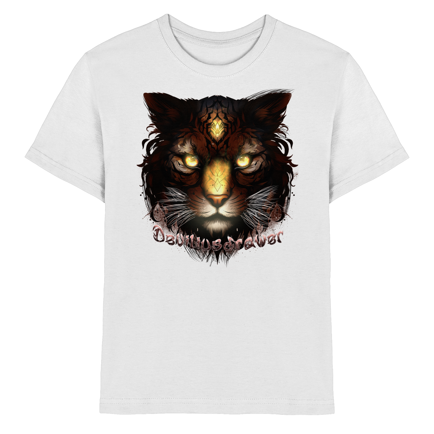 Deviliusdrawer Gold Tigercat - Kids Premium Shirt