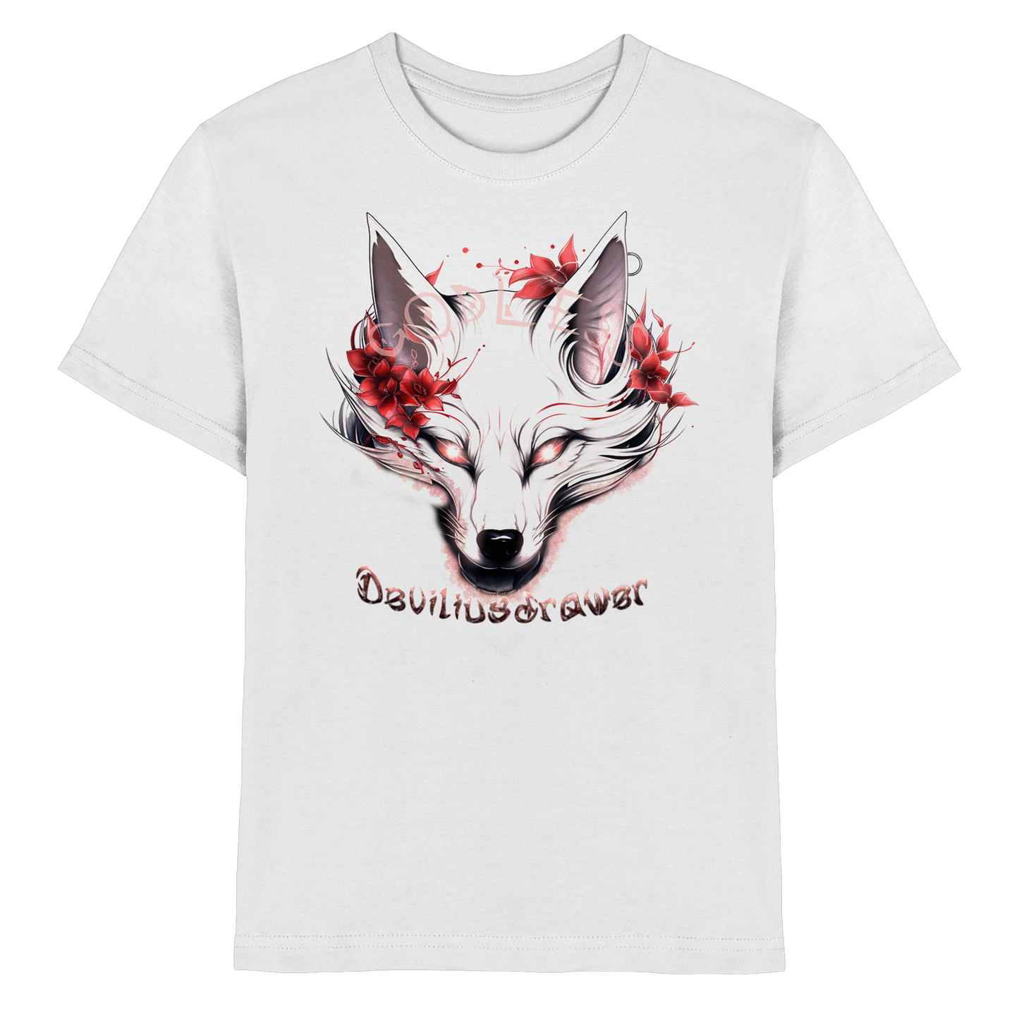 Deviliusdrawer Kitsune Wolf - Kids Premium Shirt