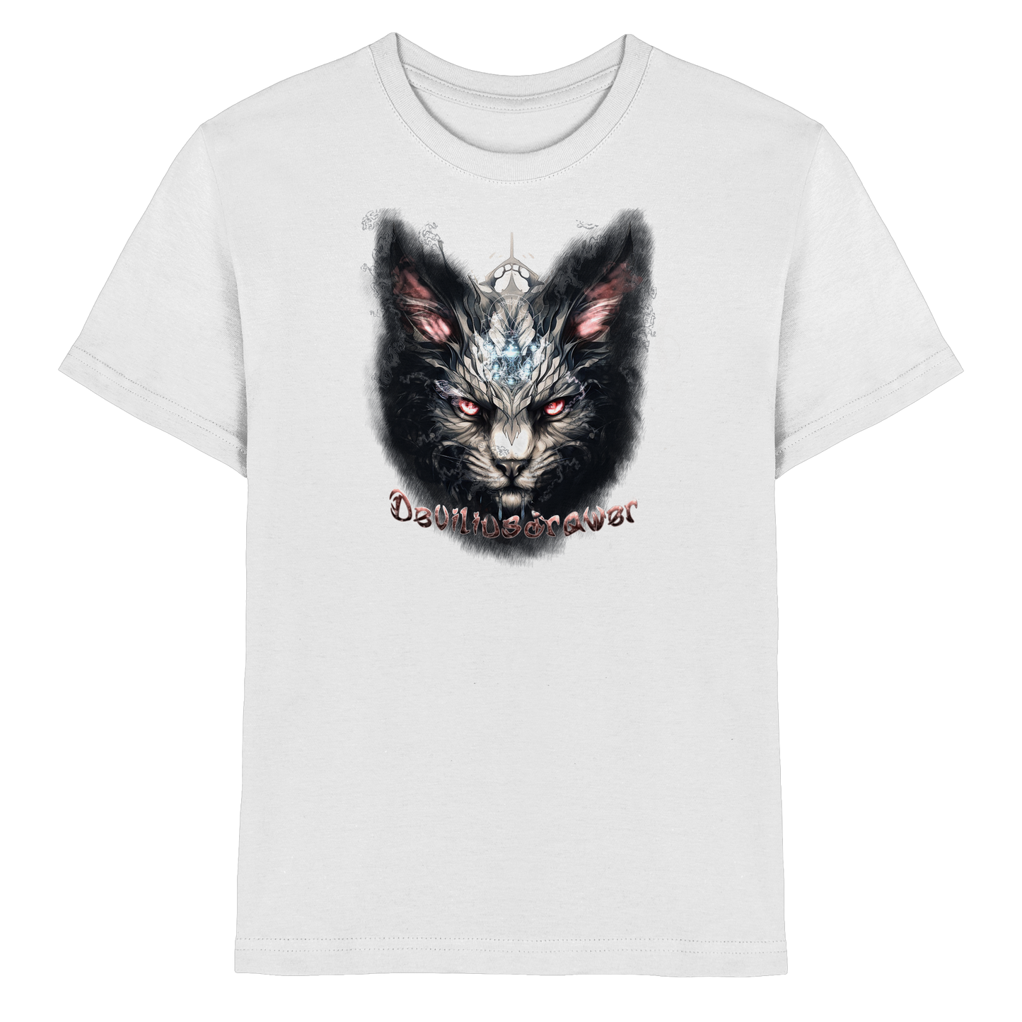 Deviliusdrawer Myshtical Redeyed Cat - Kids Premium Shirt