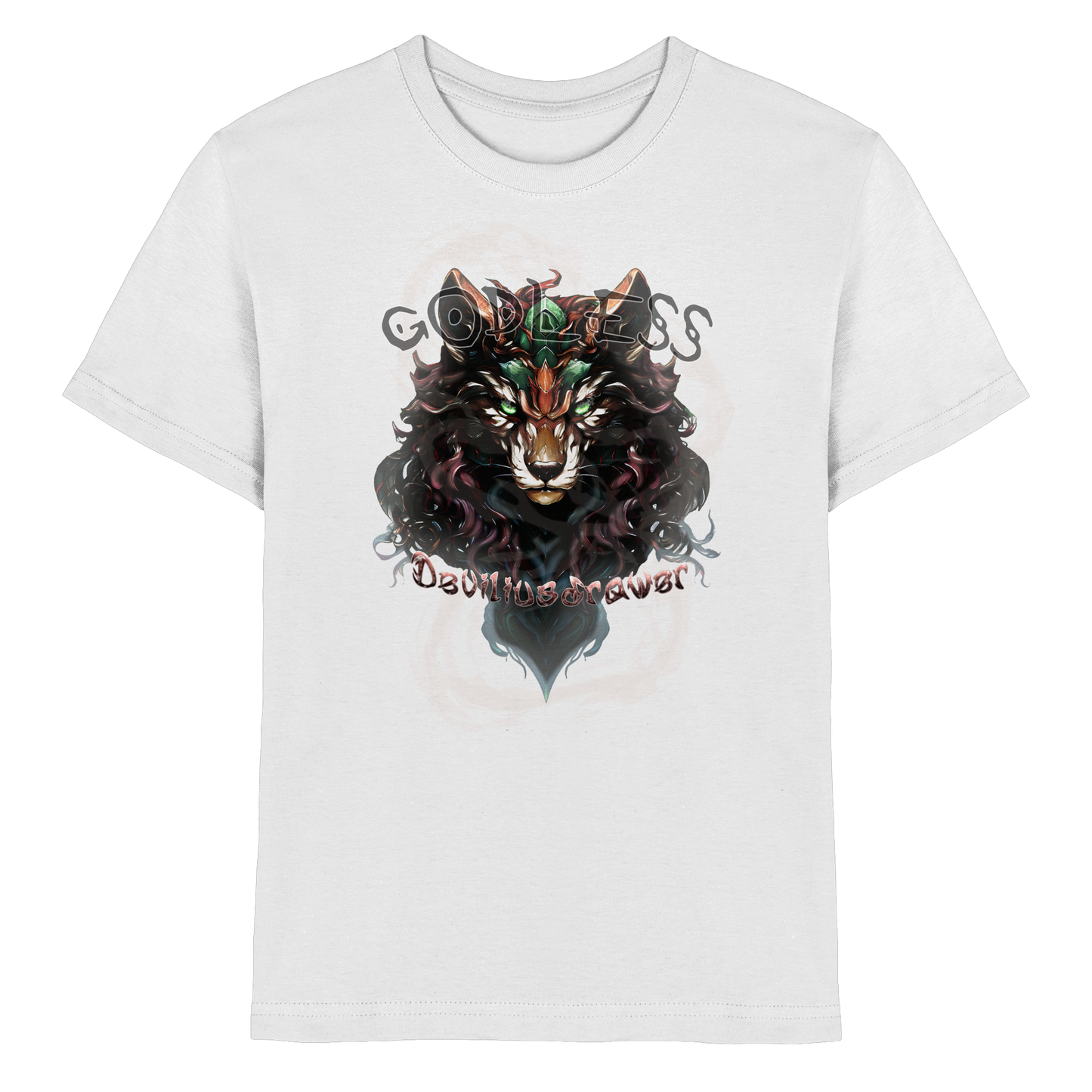 Deviliusdrawer Godless Wolf - Kids Premium Shirt