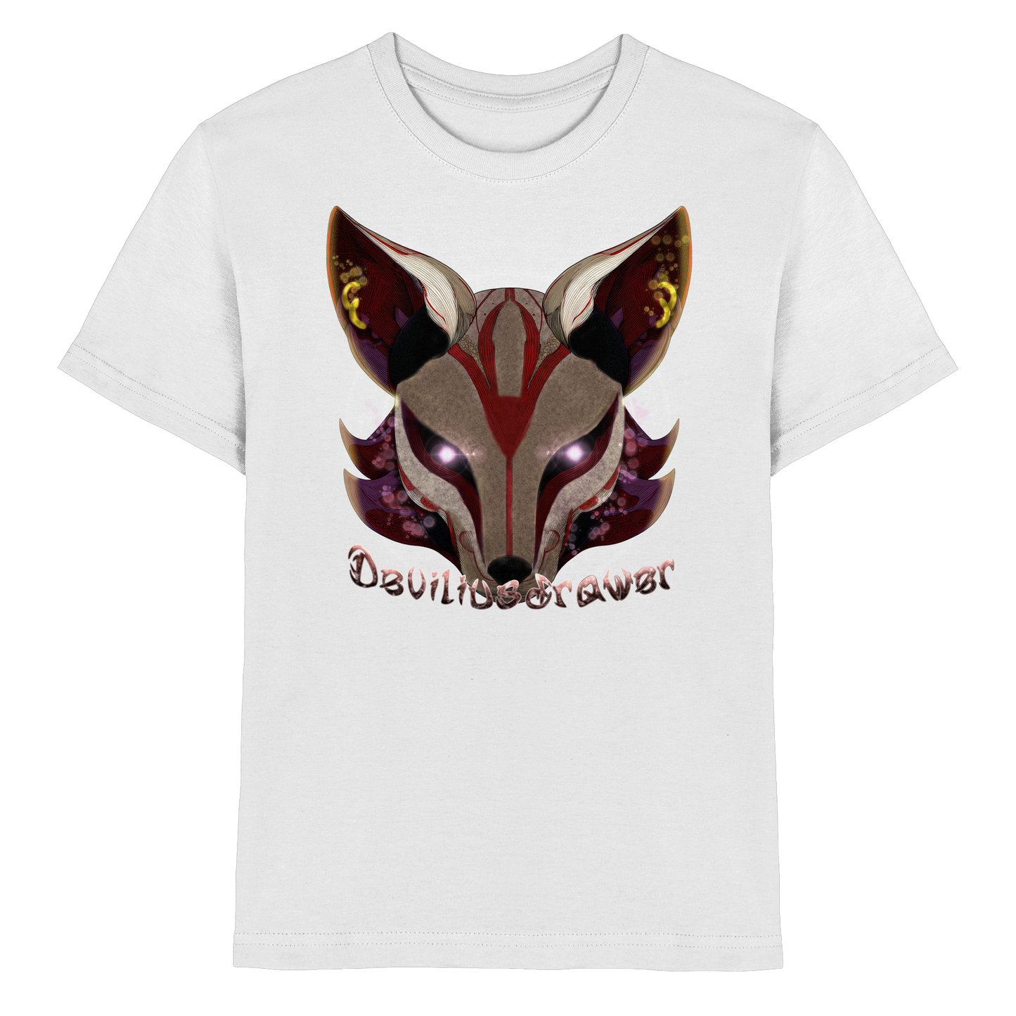 Deviliusdrawer Magic Kitsune - Kids Premium Shirt