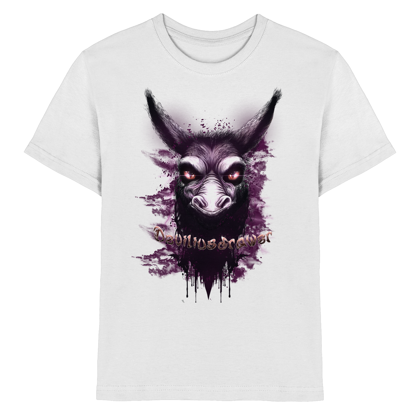 Deviliusdrawer Purple Donkey - Kids Premium Shirt