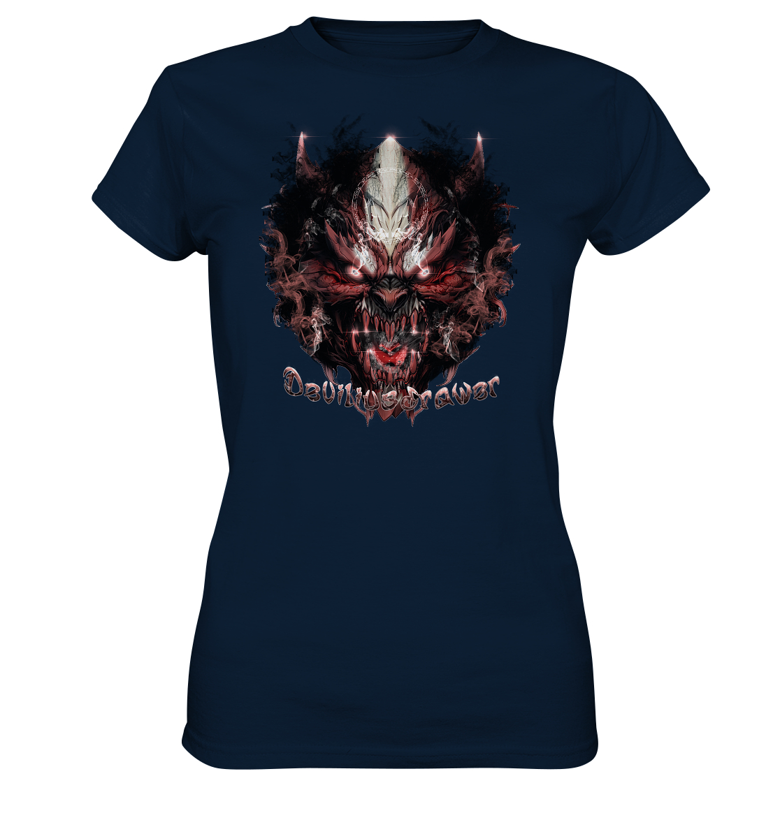 Deviliusdrawer Bloody Demon Vampire - Ladies Premium Shirt