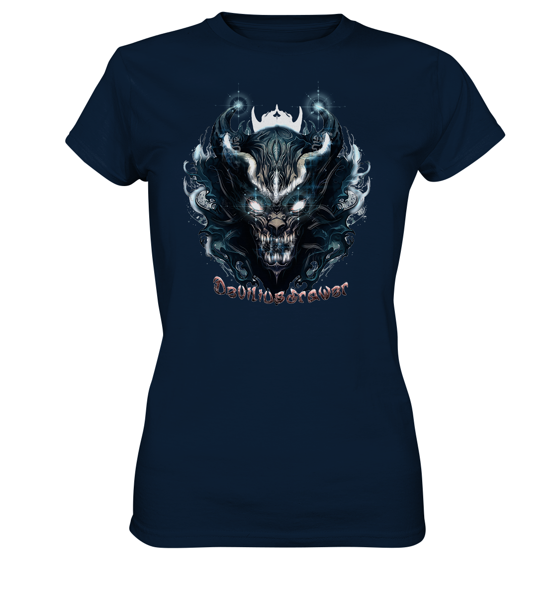 Deviliusdrawer Demonic Star - Ladies Premium Shirt