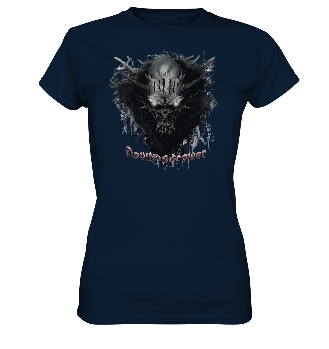 Deviliusdrawer Dark Smoke Demon - Ladies Premium Shirt