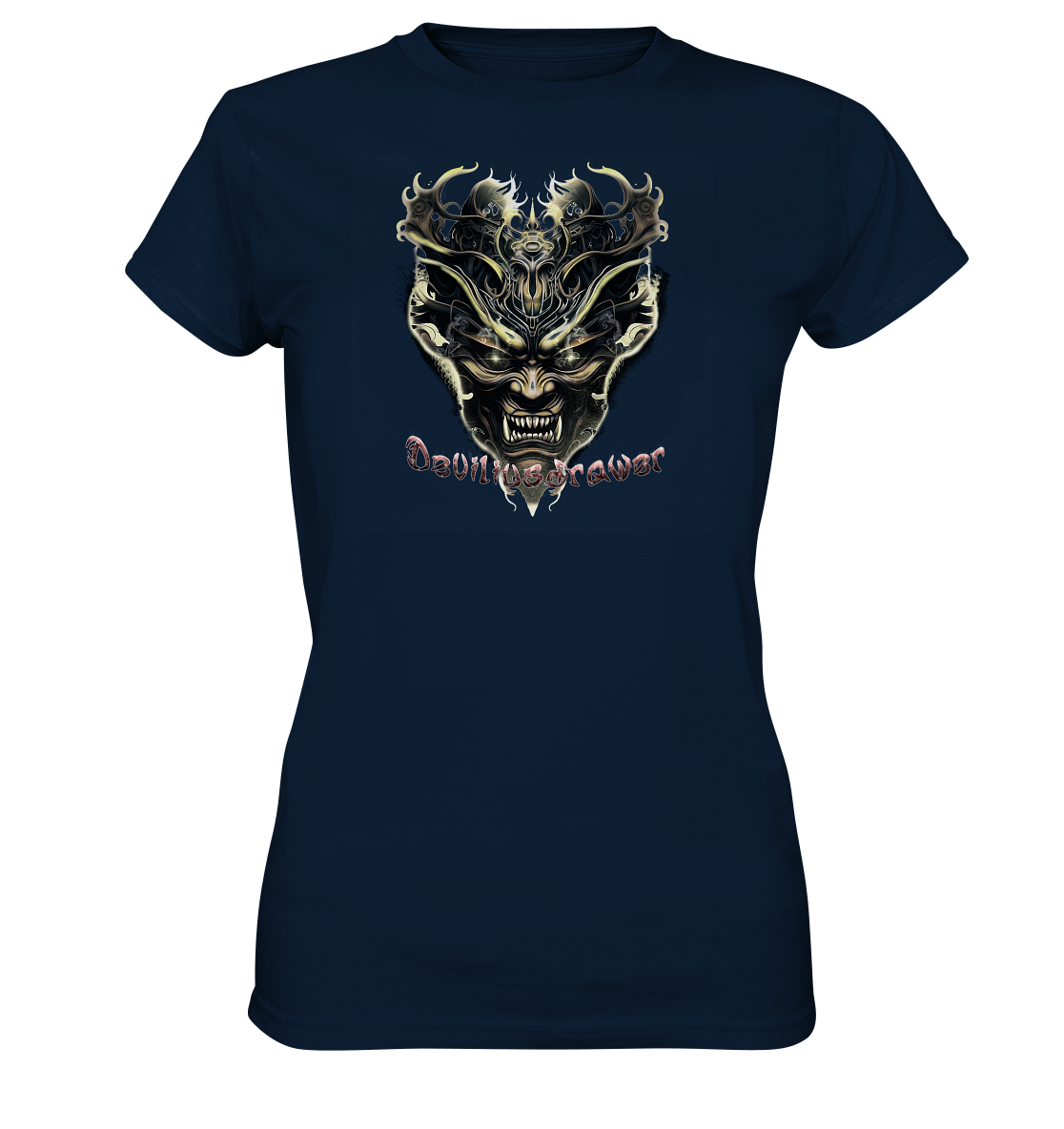 Deviliusdrawer Golden Demon Vampire - Ladies Premium Shirt
