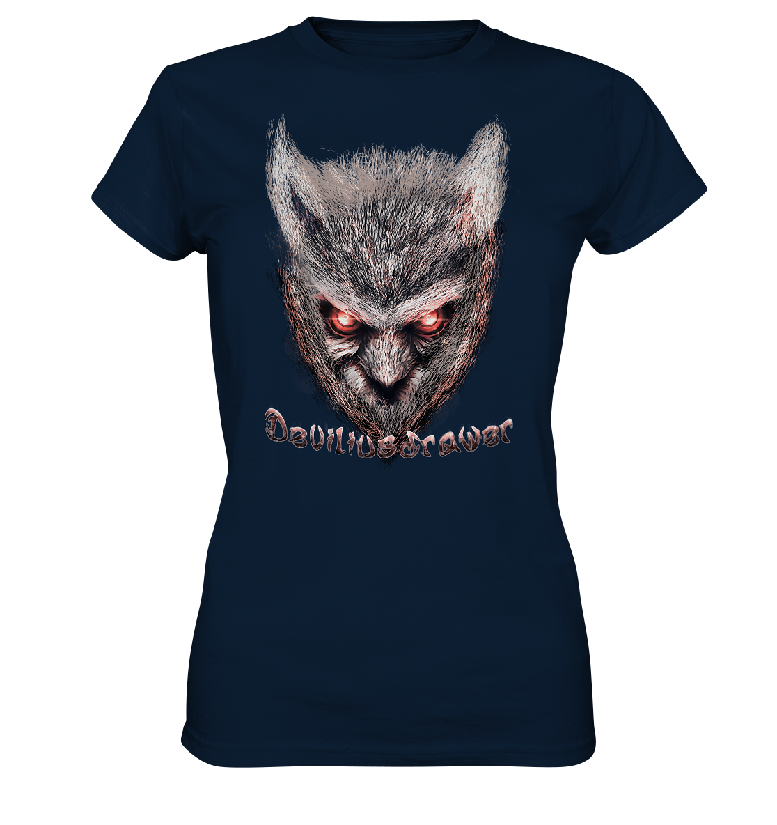 Deviliusdrawer Red Eyed Owl - Ladies Premium Shirt