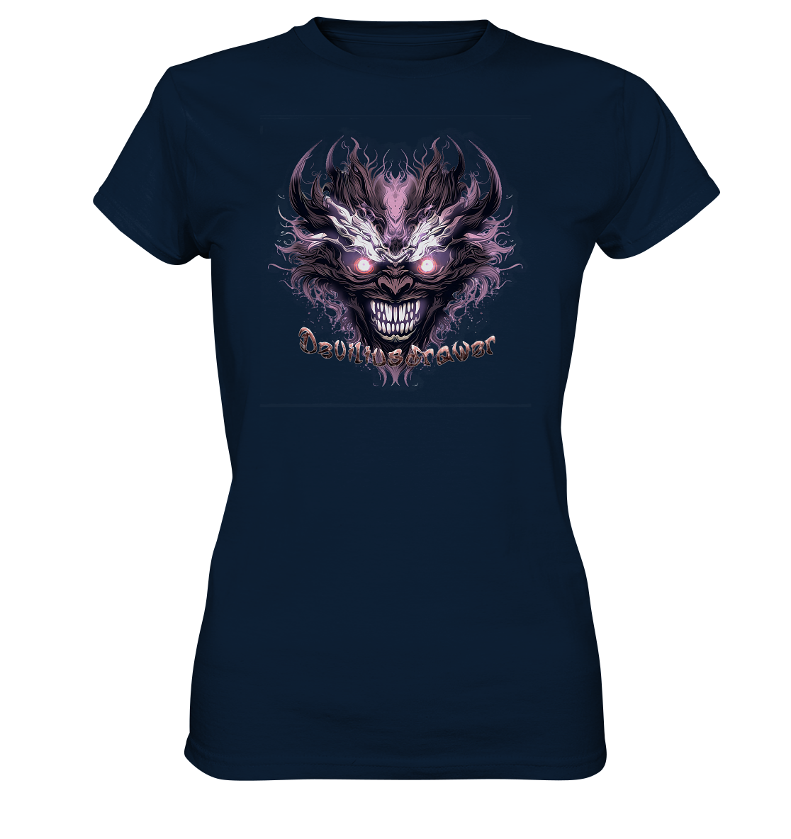 Deviliusdrawer Crazy Mask - Ladies Premium Shirt
