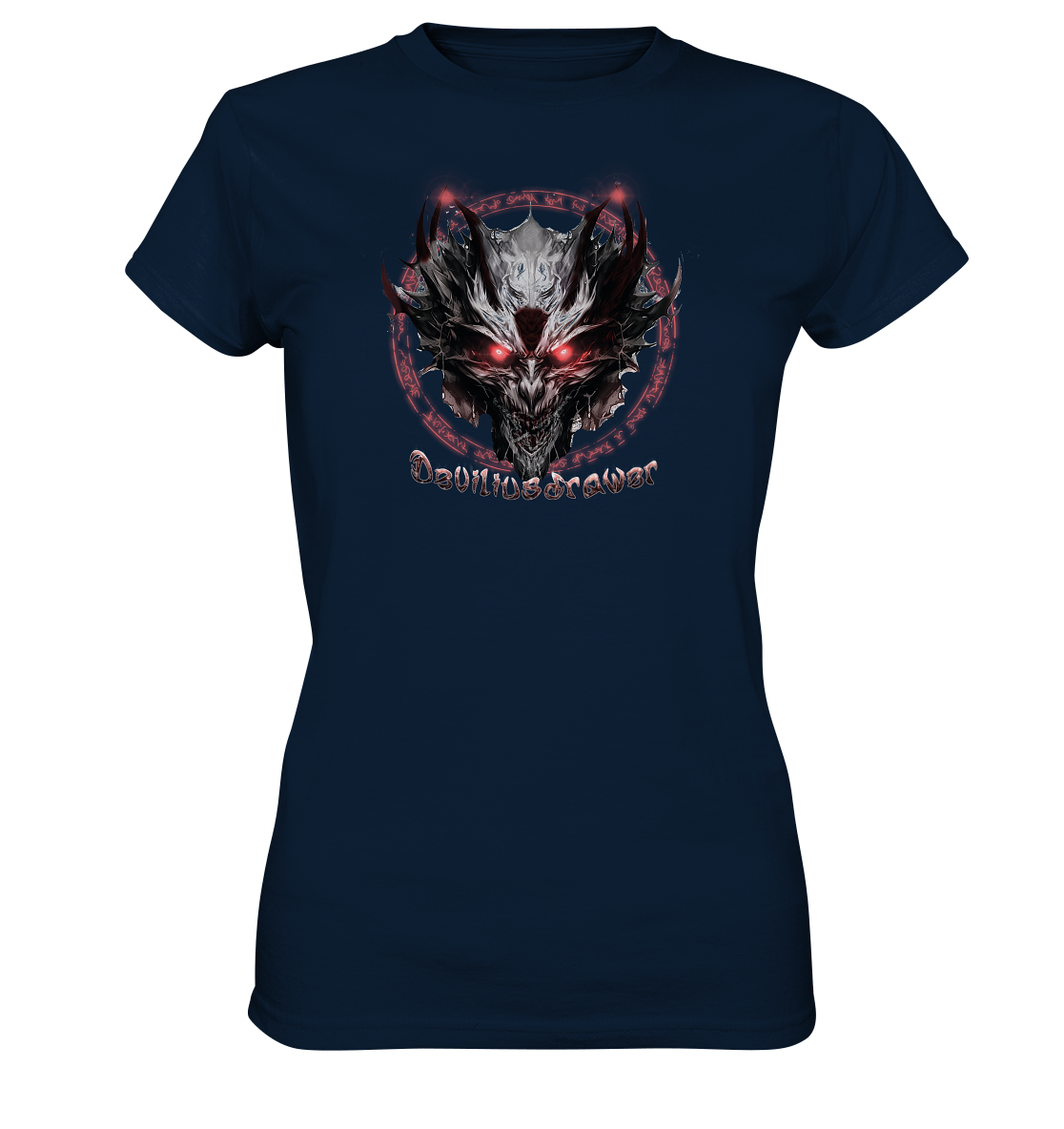 Deviliusdrawer Magic Glow Devil - Ladies Premium Shirt