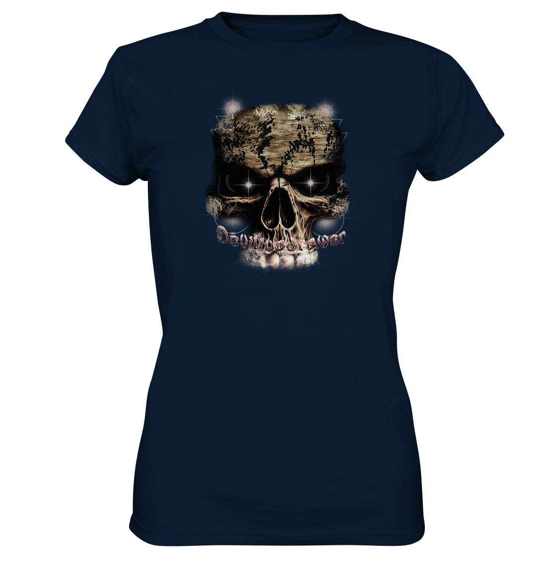 Deviliusdrawer Skeleton Eye - Ladies Premium Shirt