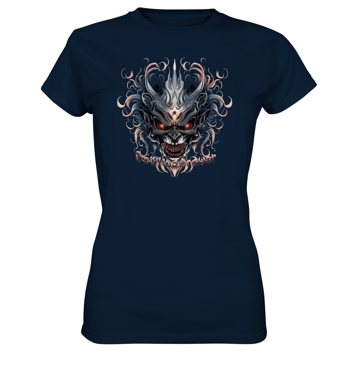 Deviliusdrawer Demon Mask - Ladies Premium Shirt