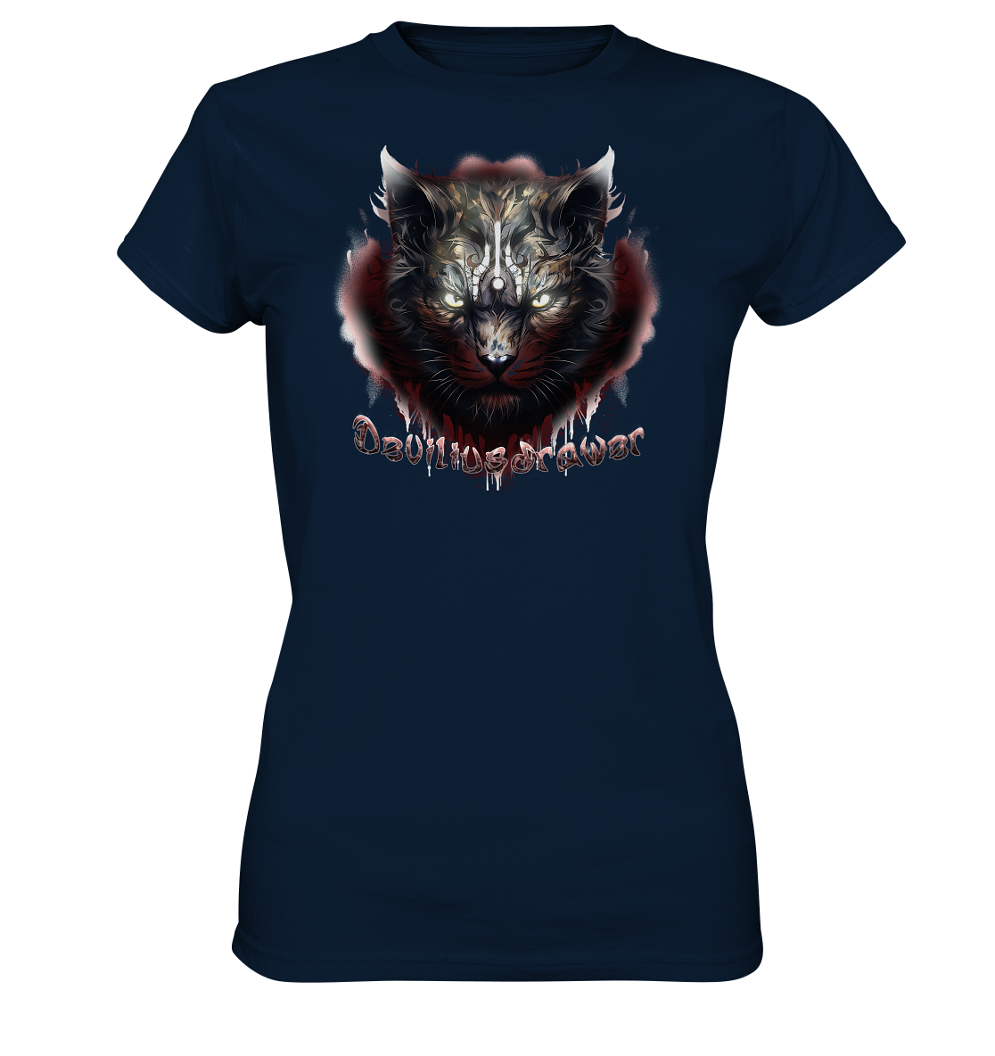 Deviliusdrawer Angry Badass - Ladies Premium Shirt