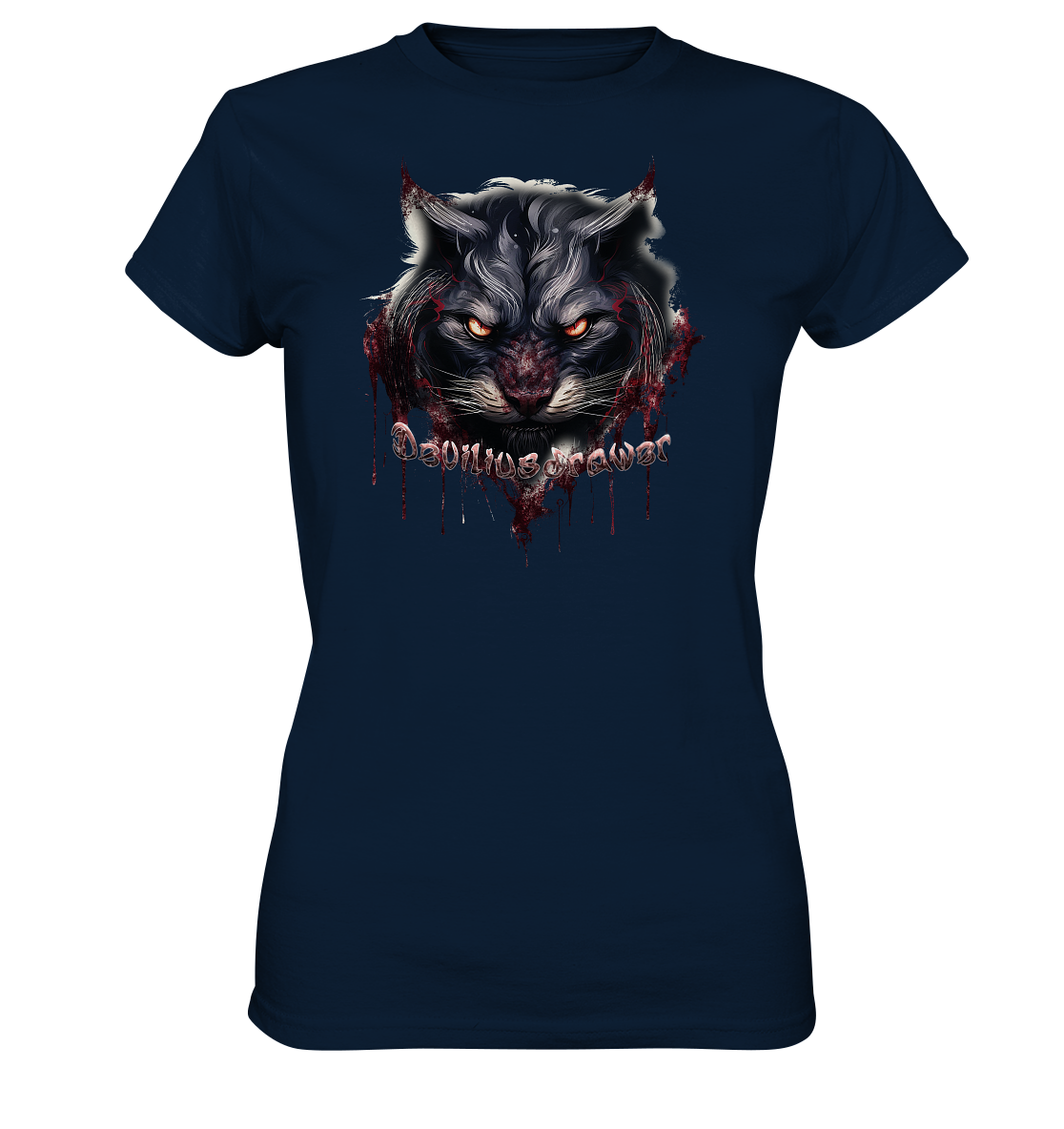 Deviliusdrawer Badass Cat - Ladies Premium Shirt