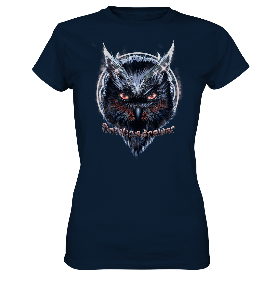 Deviliusdrawer Fire Owl - Ladies Premium Shirt