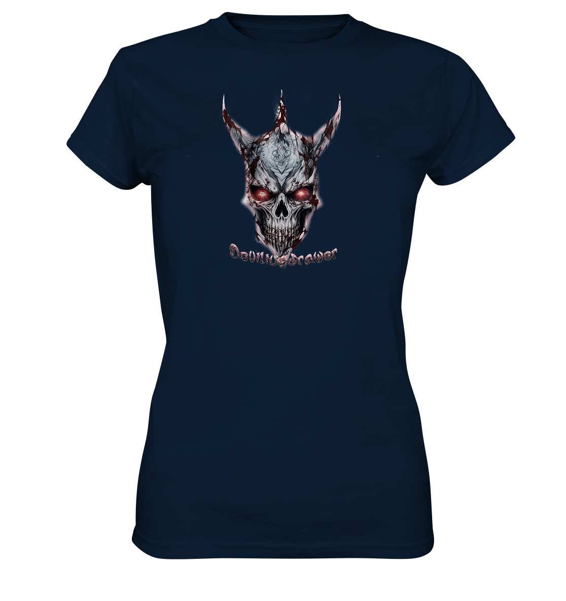 Deviliusdrawer Bloody Skeleton - Ladies Premium Shirt