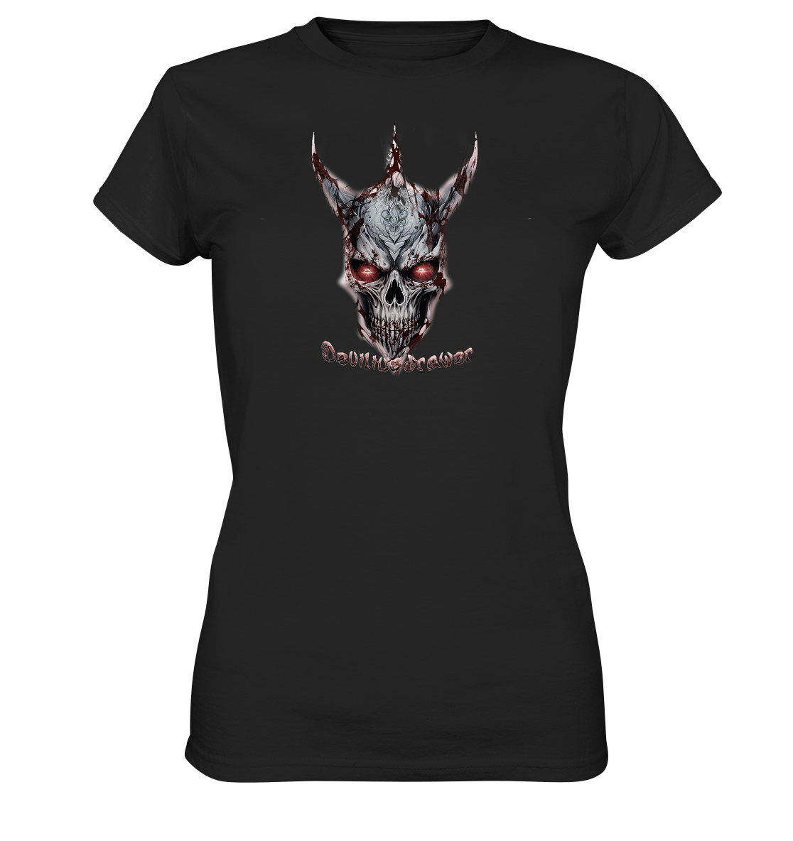 Couple Wear Bloody Skeleton - Classic and Ladys Premium T-Shirt