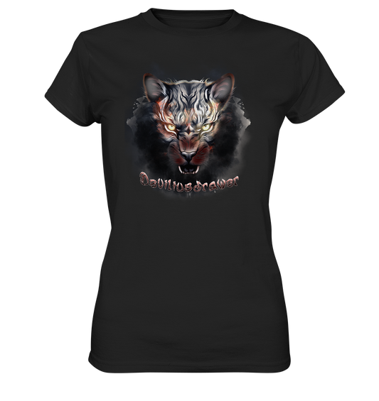 Couple Wear Smoke Tiger - Classic and Ladys Premium T-Shirt