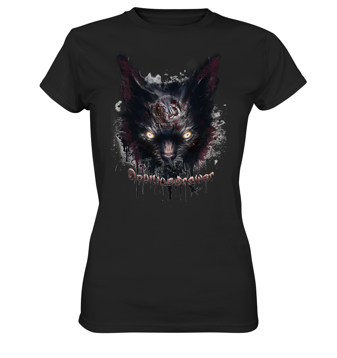 Deviliusdrawer Zombie Cat - Ladies Premium Shirt