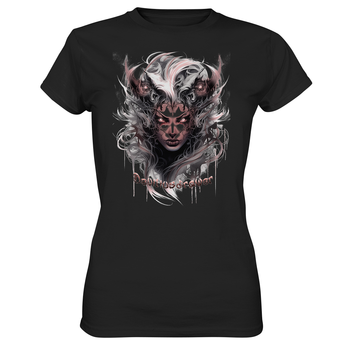 Couple Wear Demonic Elf - Classic and Ladys Premium T-Shirt
