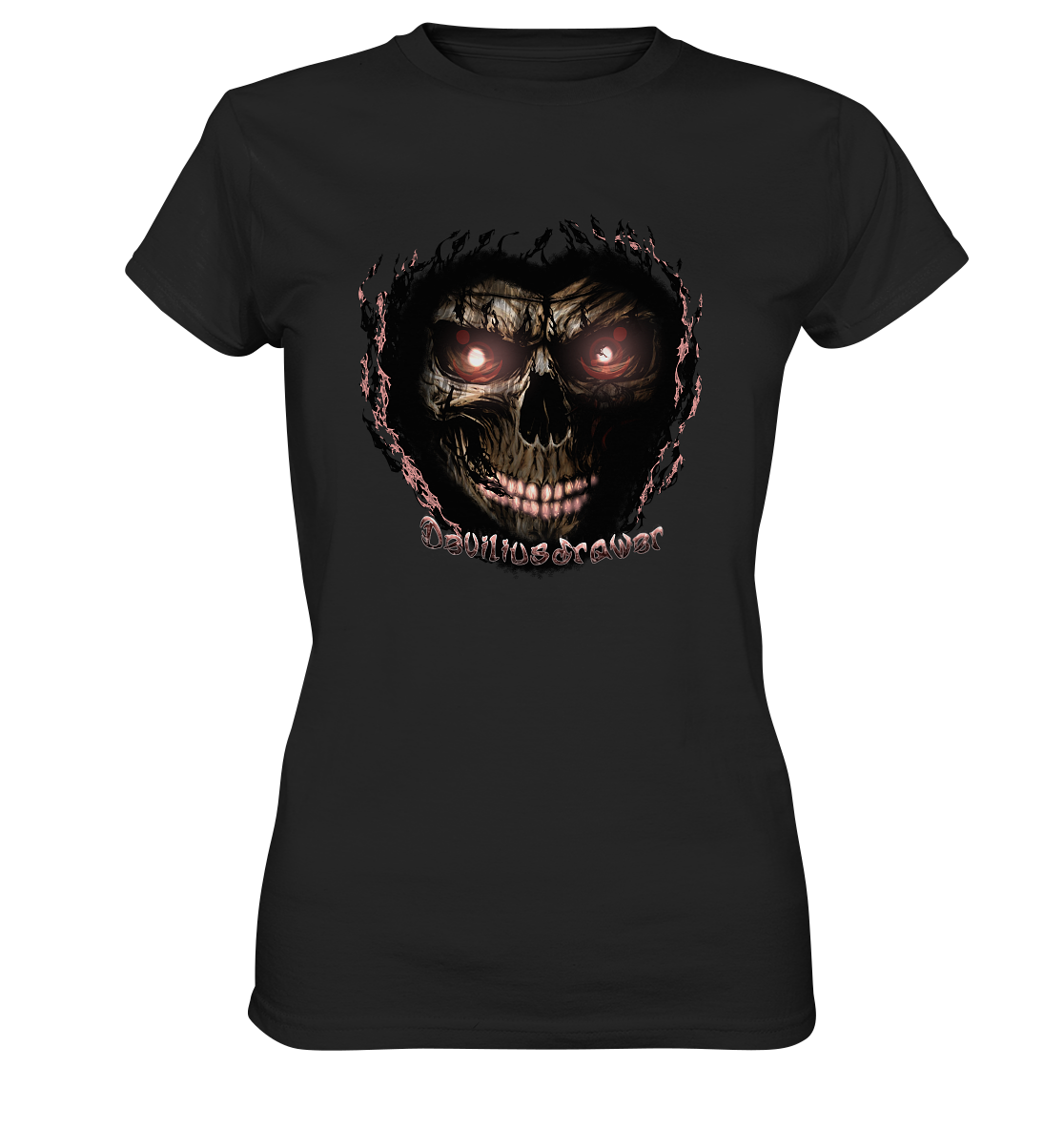 Couple Wear Glow Skeleton - Classic and Ladys Premium T-Shirt